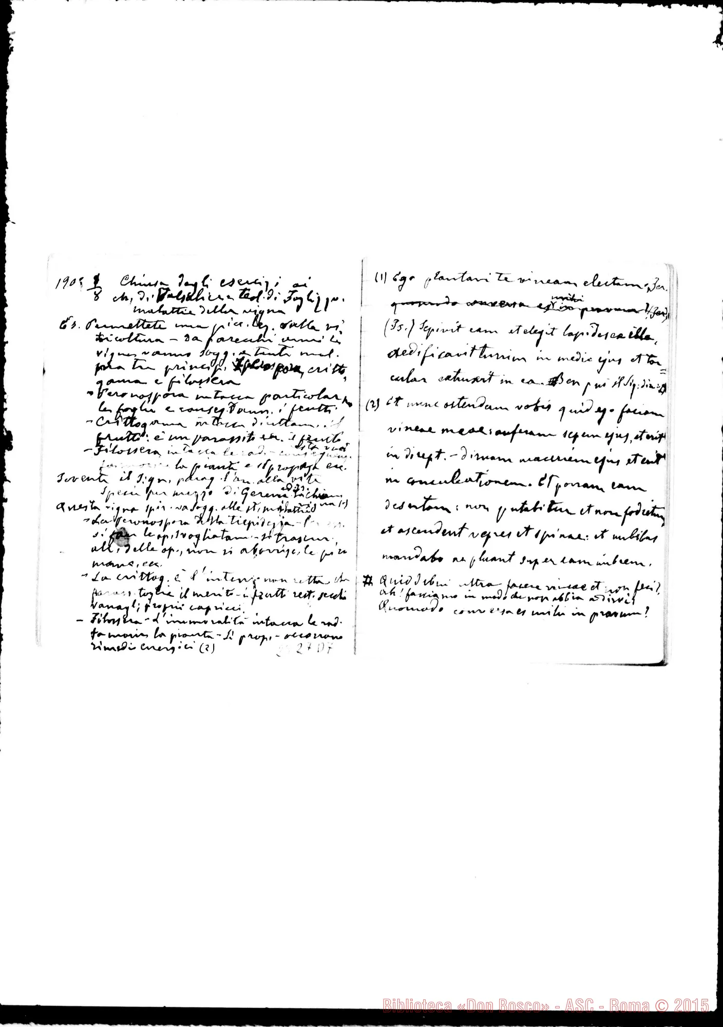 Fotogramma D 7 — Da lug. 1905 fino al 7-04-1907