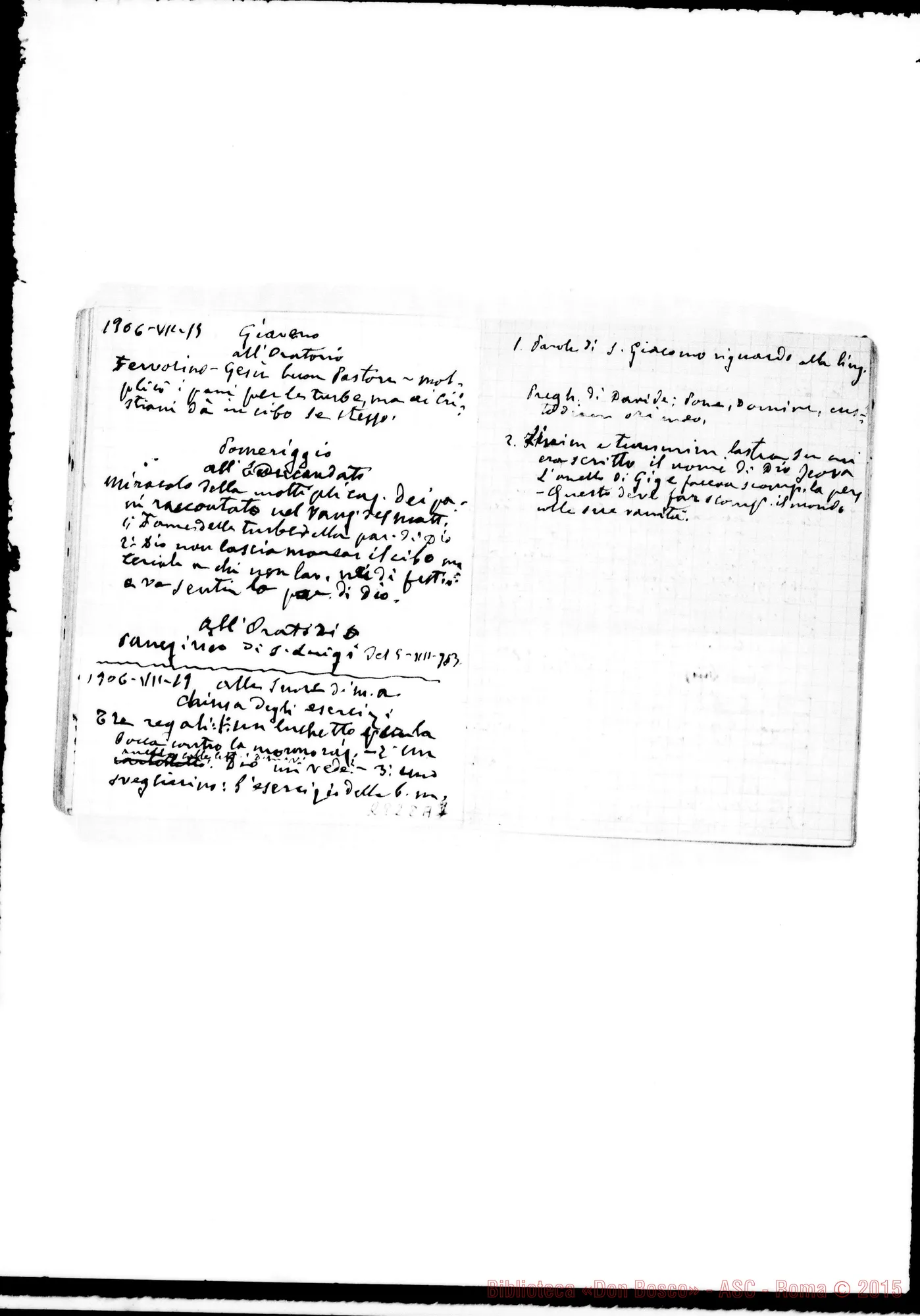 Fotogramma A 7 — Da lug. 1905 fino al 7-04-1907