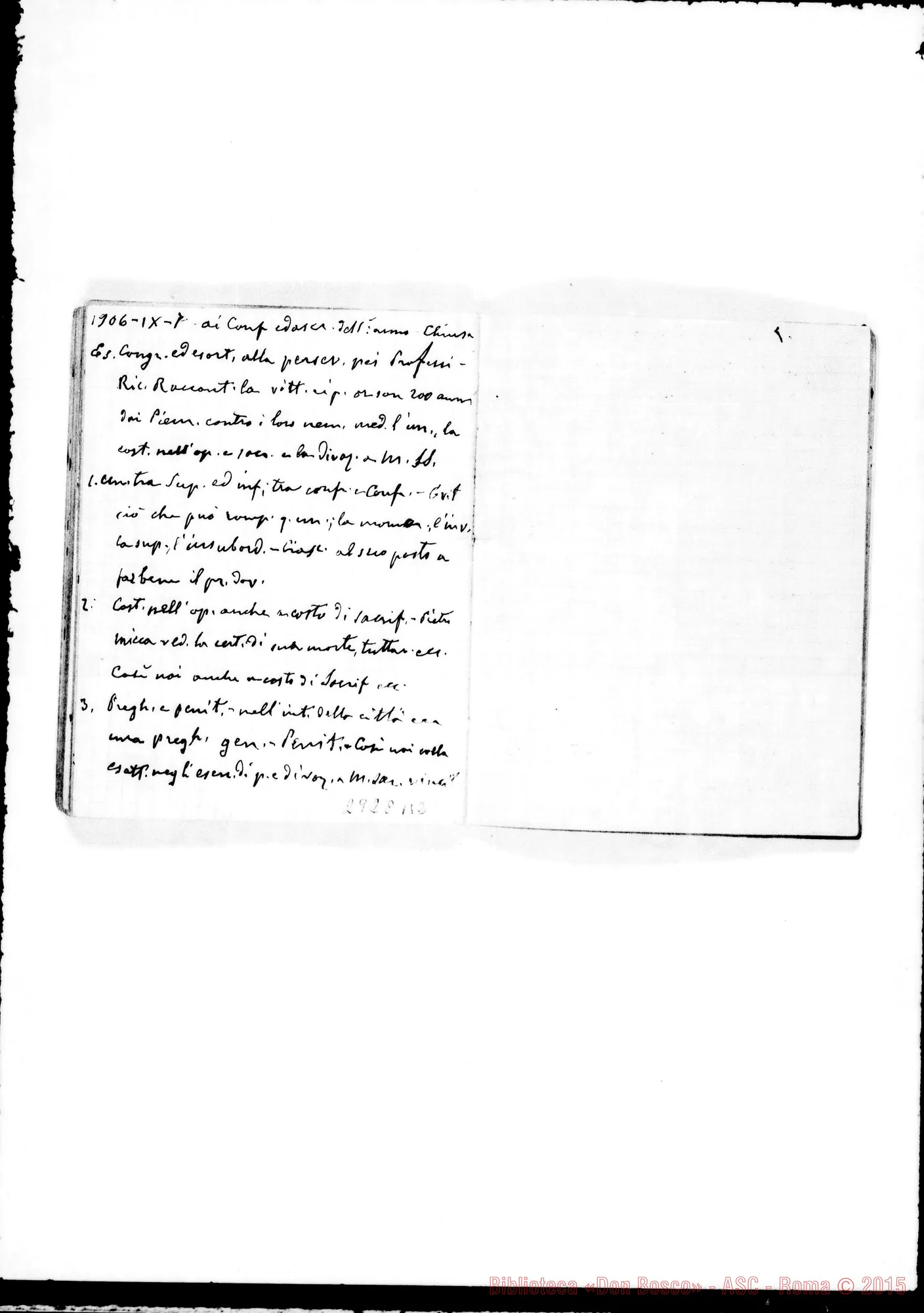 Fotogramma B 2 — Da lug. 1905 fino al 7-04-1907