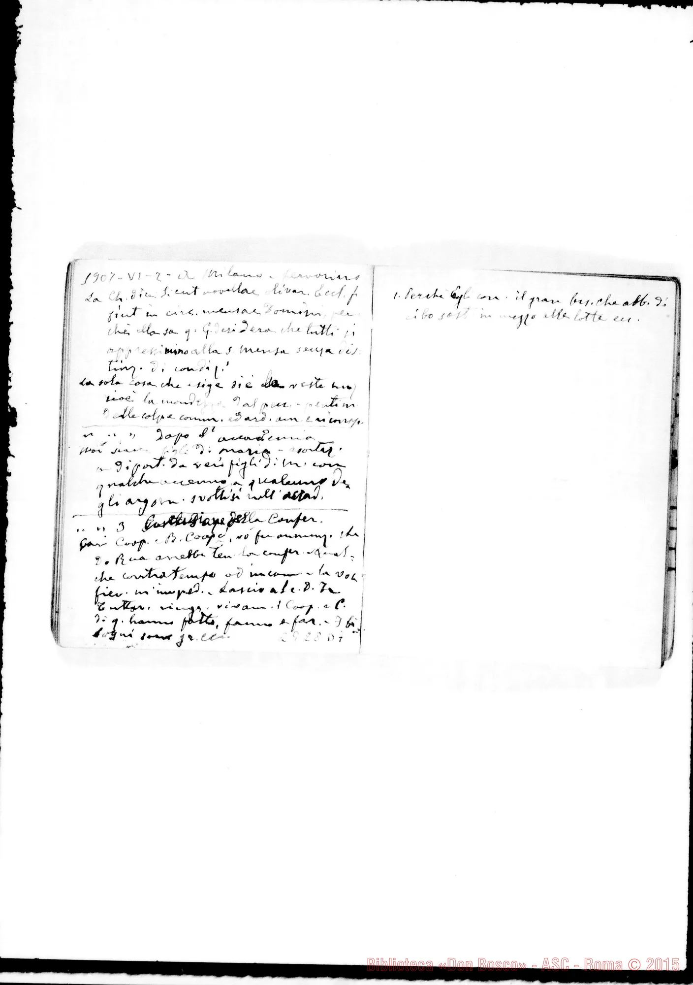 Fotogramma D 7 — Dal 13-04-1907 fino al 24-05-1908