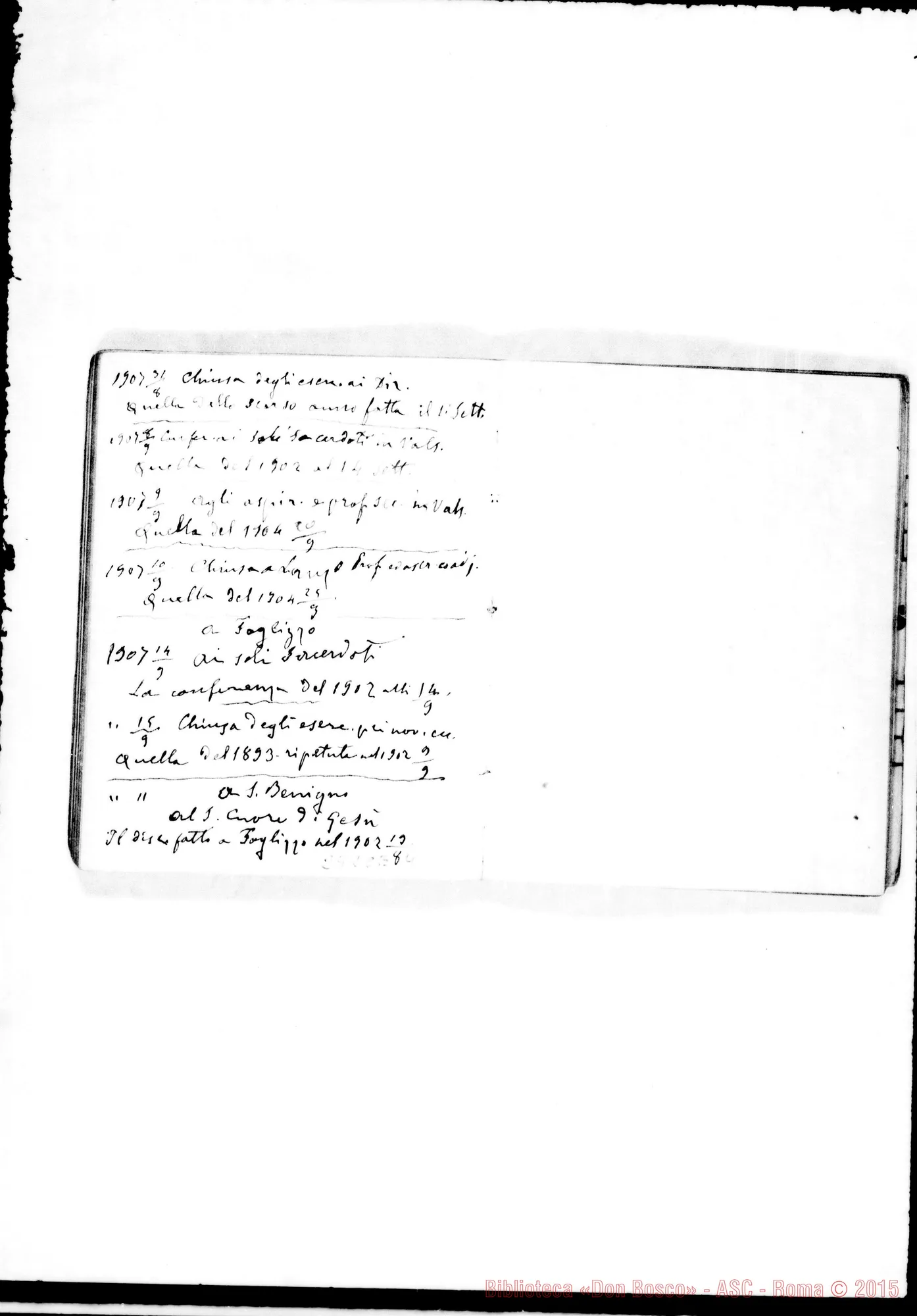 Fotogramma E 4 — Dal 13-04-1907 fino al 24-05-1908