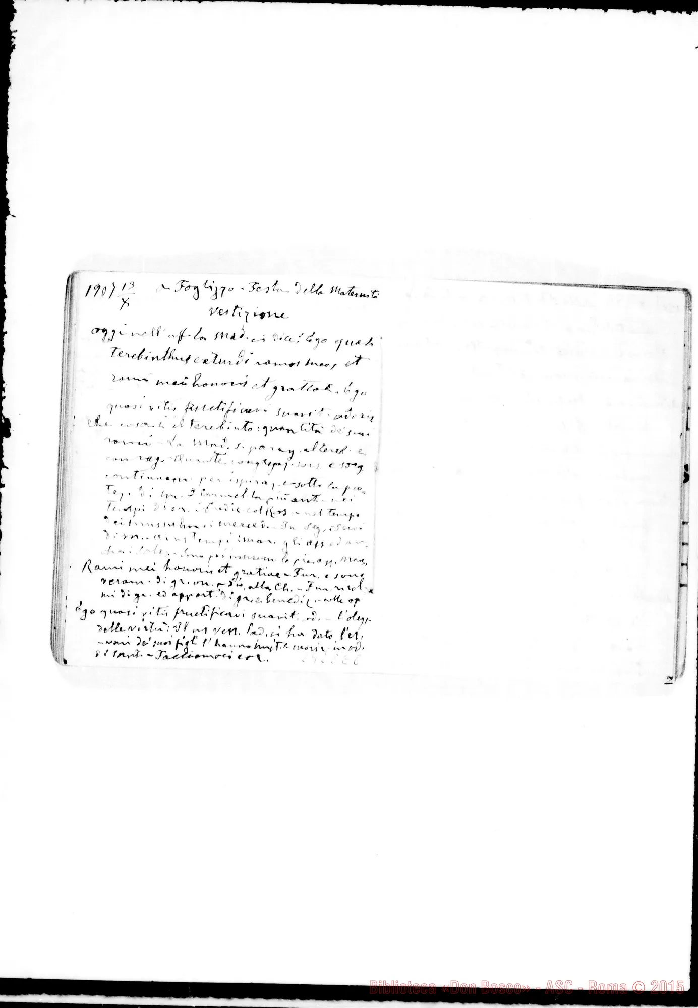 Fotogramma E 8 — Dal 13-04-1907 fino al 24-05-1908