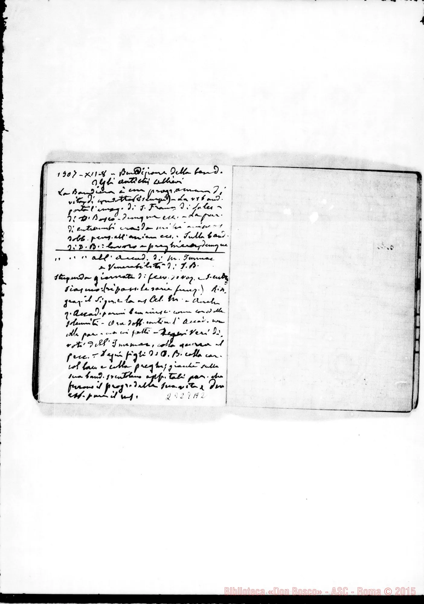 Fotogramma A 2 — Dal 13-04-1907 fino al 24-05-1908
