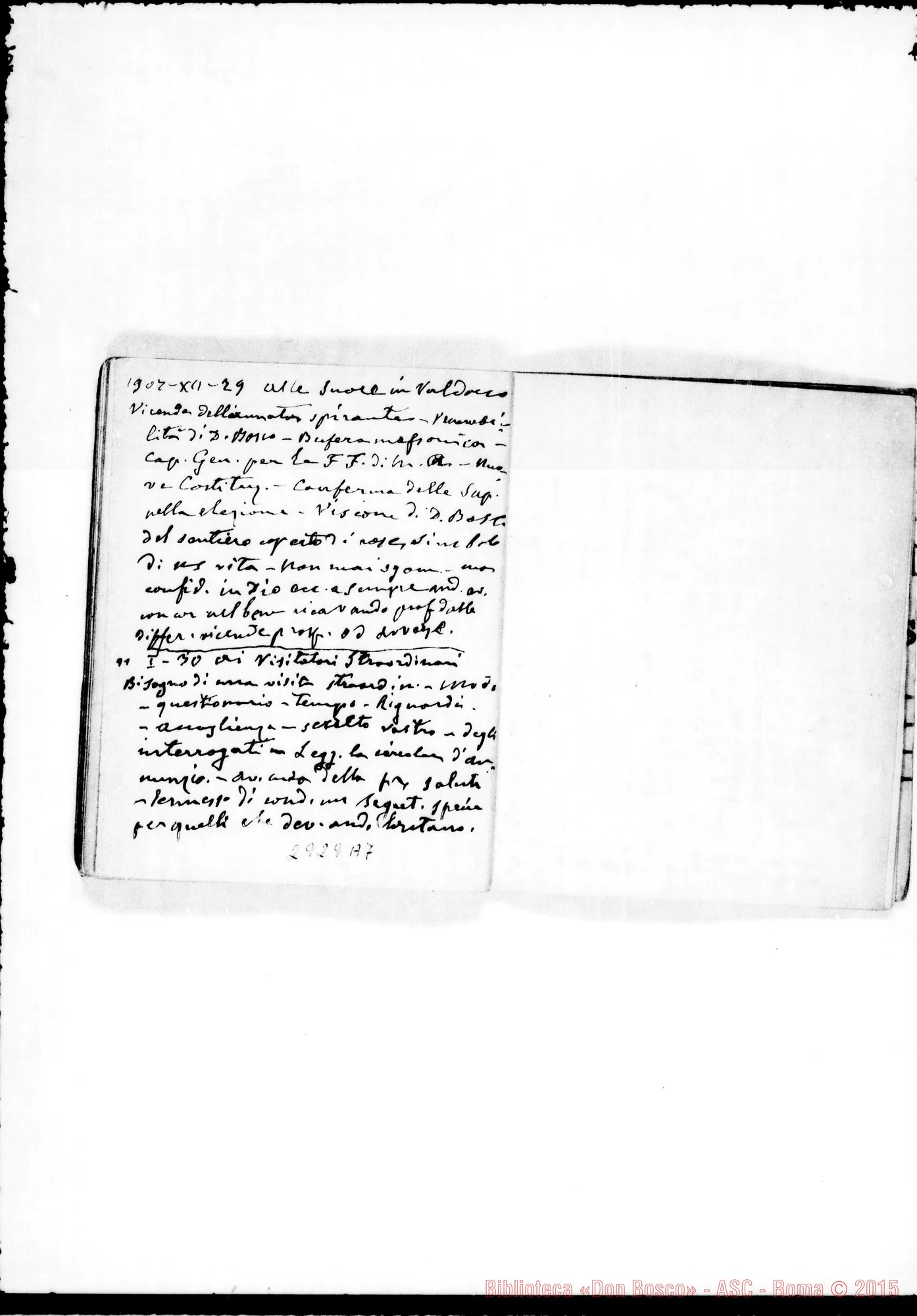 Fotogramma A 7 — Dal 13-04-1907 fino al 24-05-1908