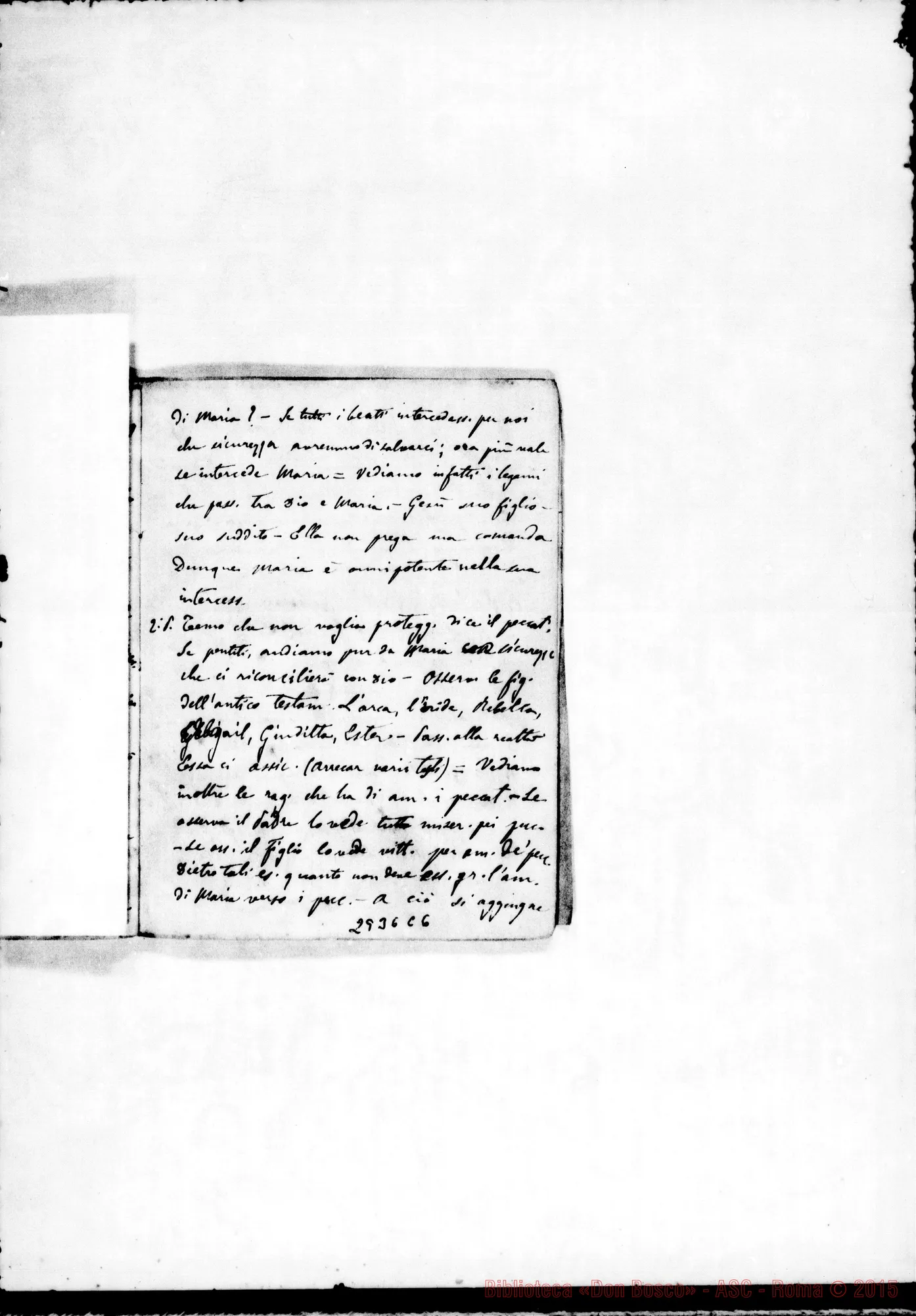Fotogramma C 6 — Appunti di esercizi predicati A Borgo Cornalese nel 1872-73