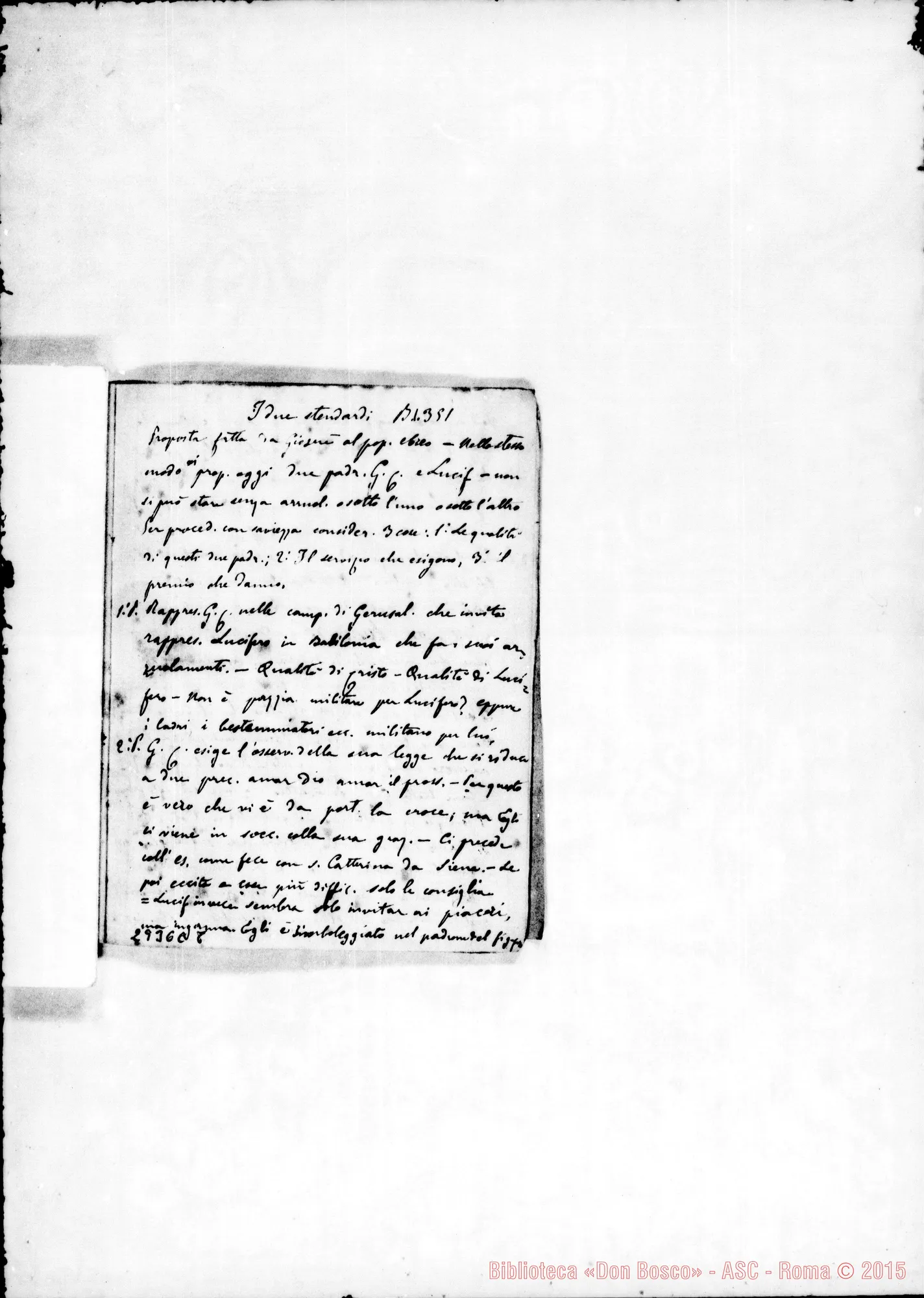 Fotogramma C 8 — Appunti di esercizi predicati A Borgo Cornalese nel 1872-73