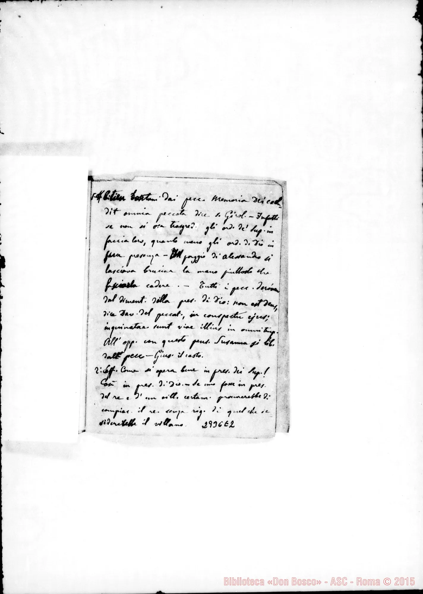 Fotogramma E 2 — Triduo di esercizi A S. Anna nel 1875