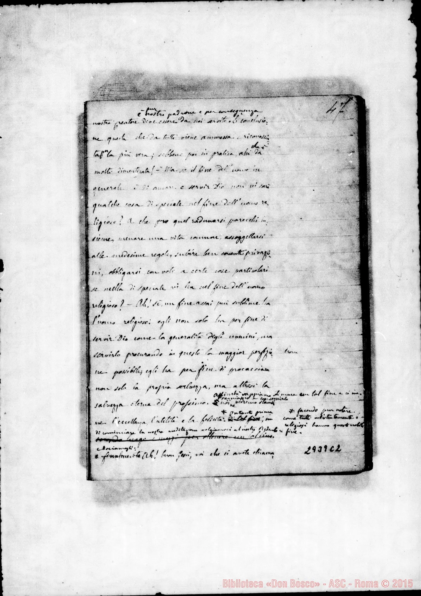 Fotogramma C 2 — Esercizi spirituali: Quaderno 1