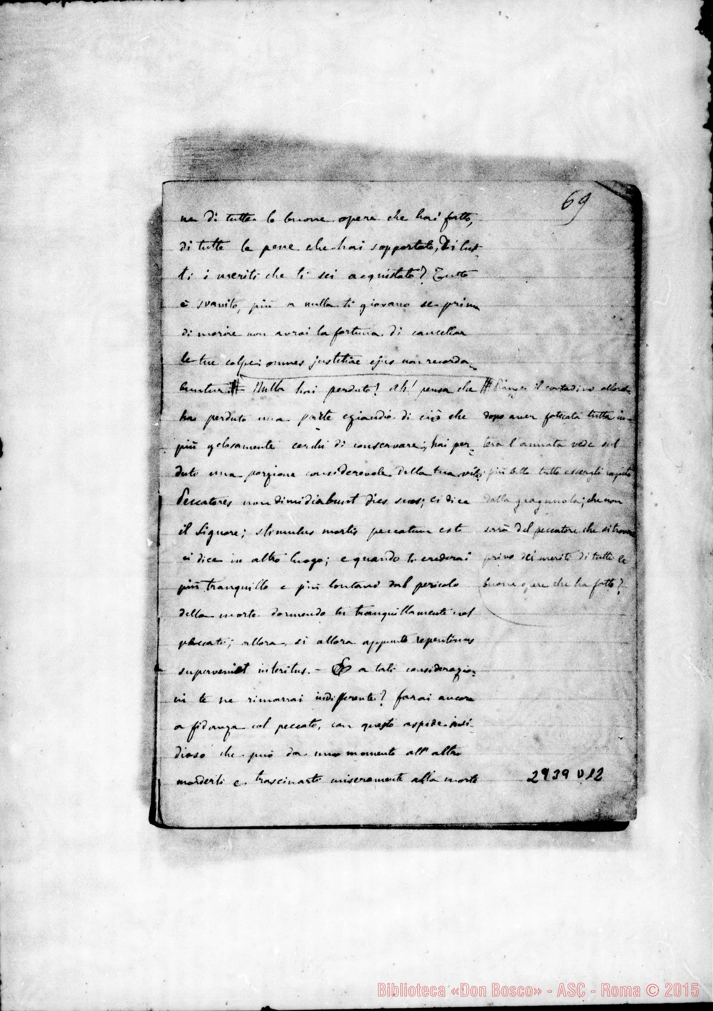 Fotogramma D 12 — Esercizi spirituali: Quaderno 1