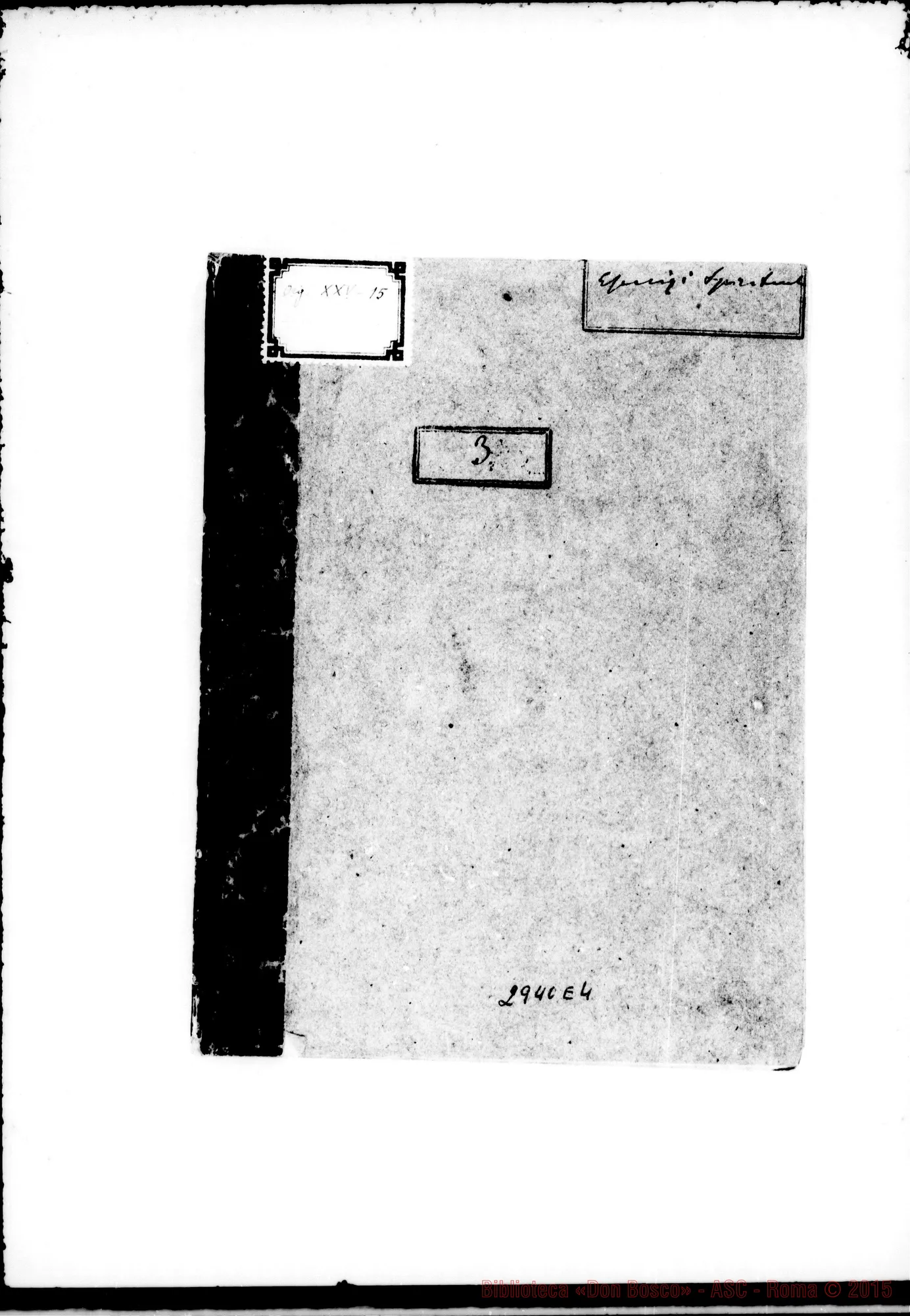 Fotogramma E 4 — Quaderno 3