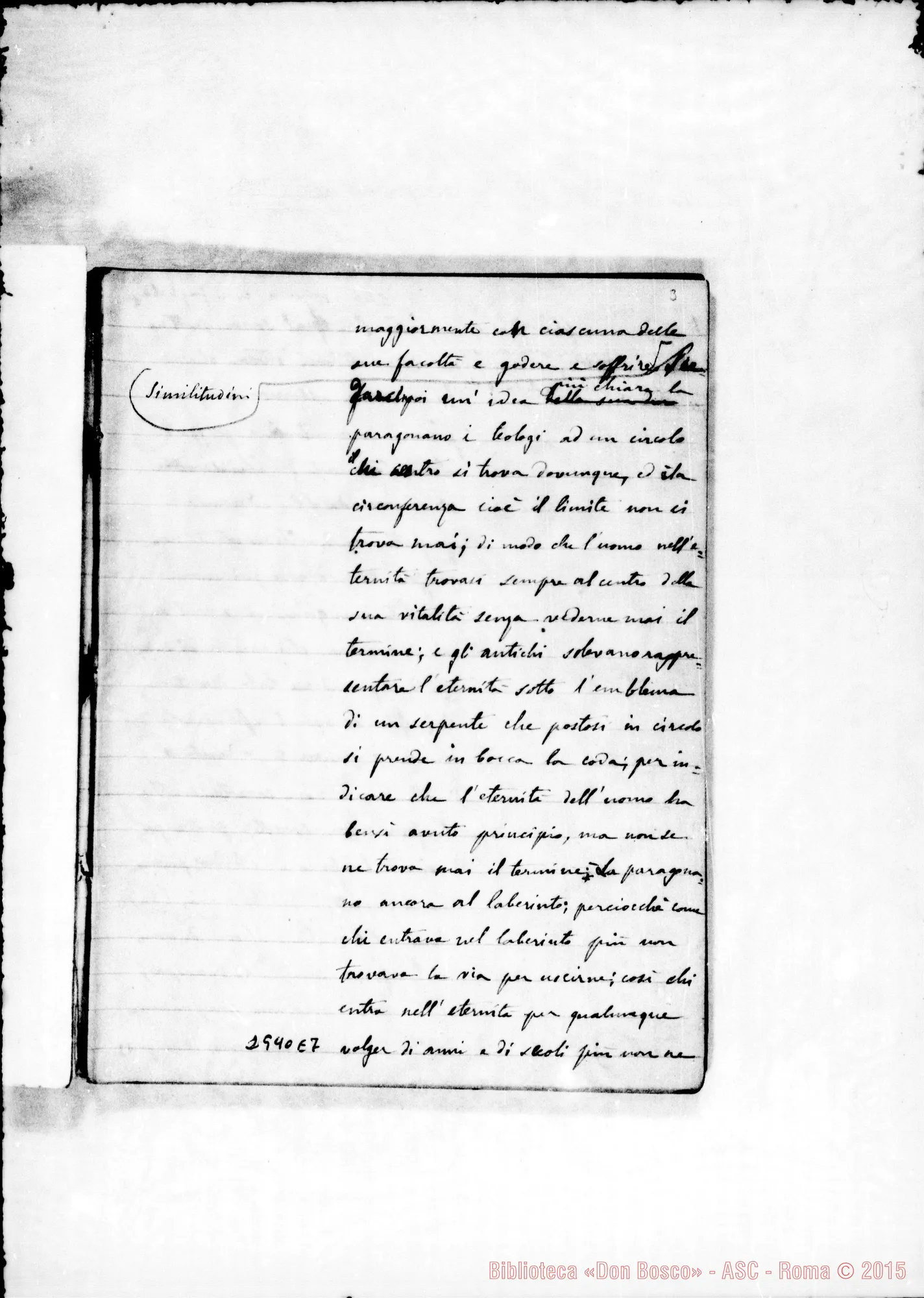 Fotogramma E 7 — Quaderno 3