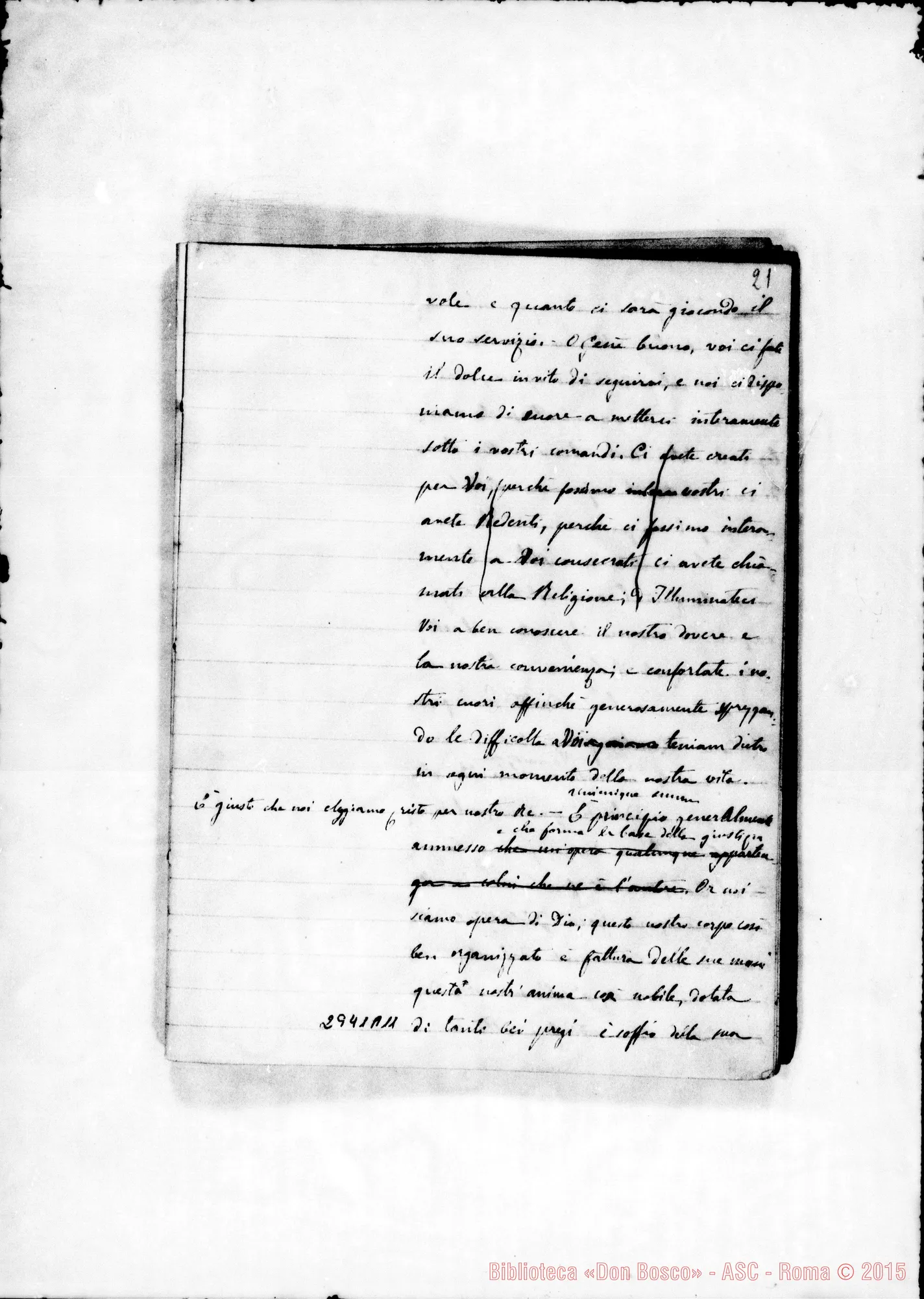Fotogramma A 11 — Quaderno 3