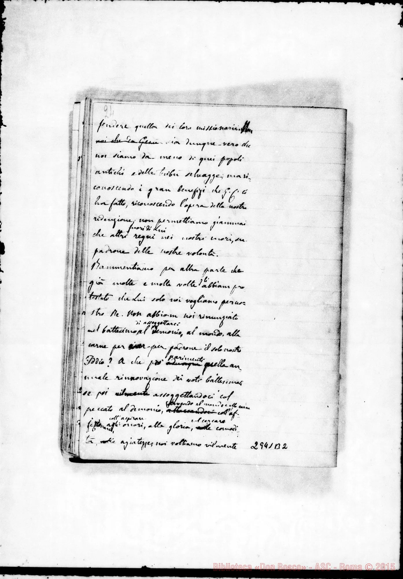 Fotogramma B 2 — Quaderno 3
