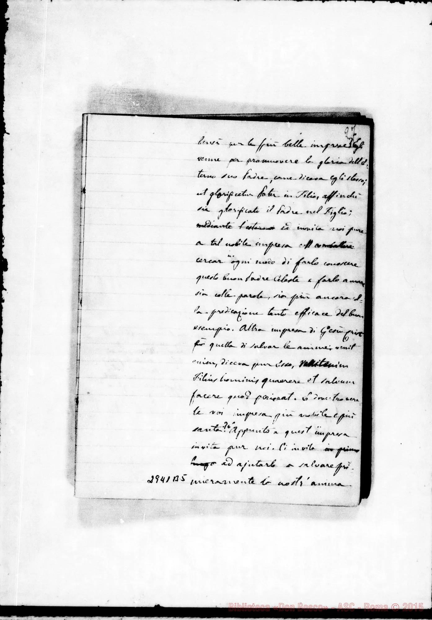 Fotogramma B 5 — Quaderno 3