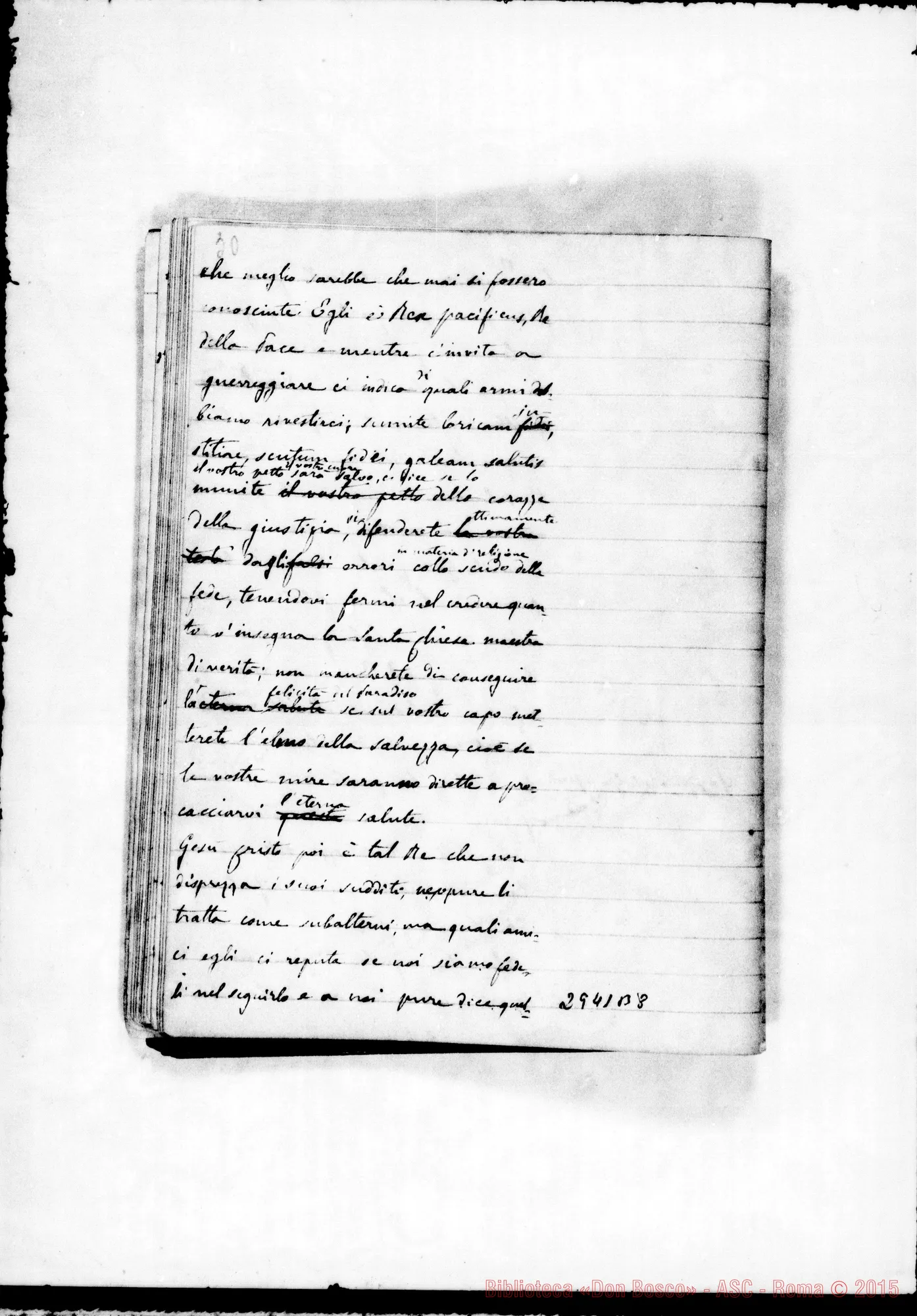 Fotogramma B 8 — Quaderno 3