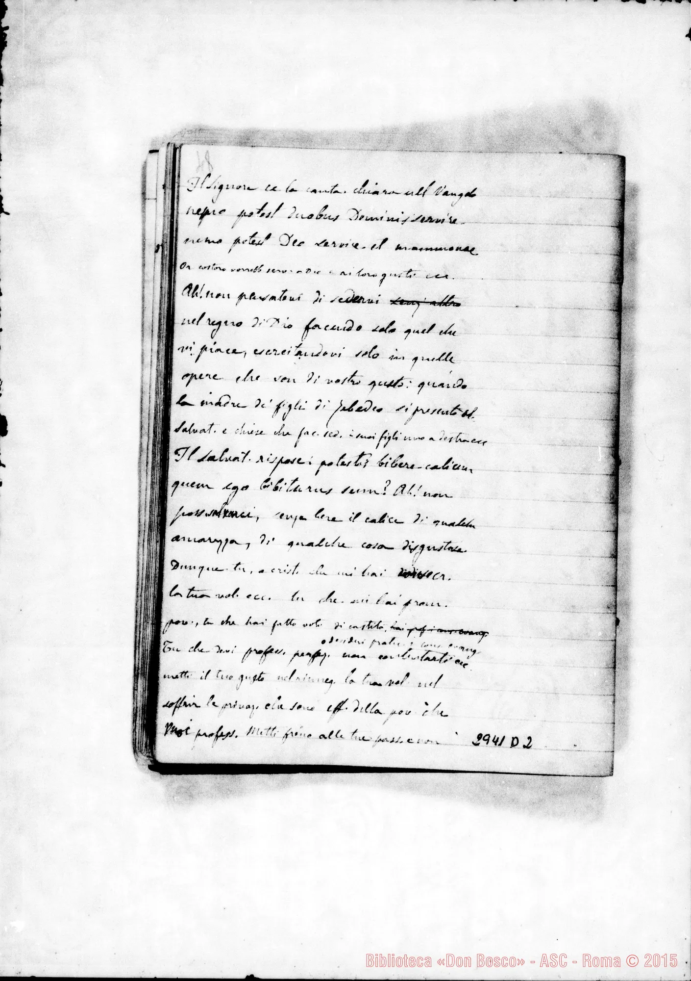 Fotogramma D 2 — Quaderno 3
