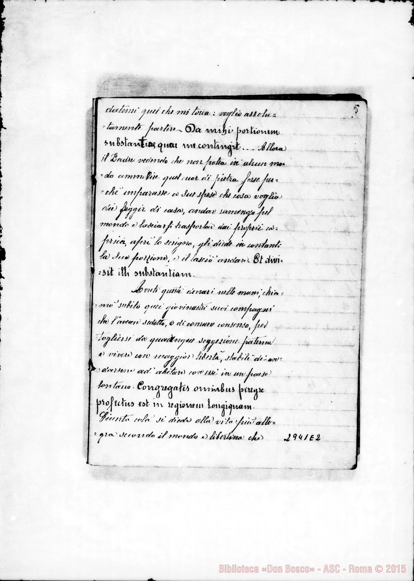 Fotogramma E 2 — Quaderno 4