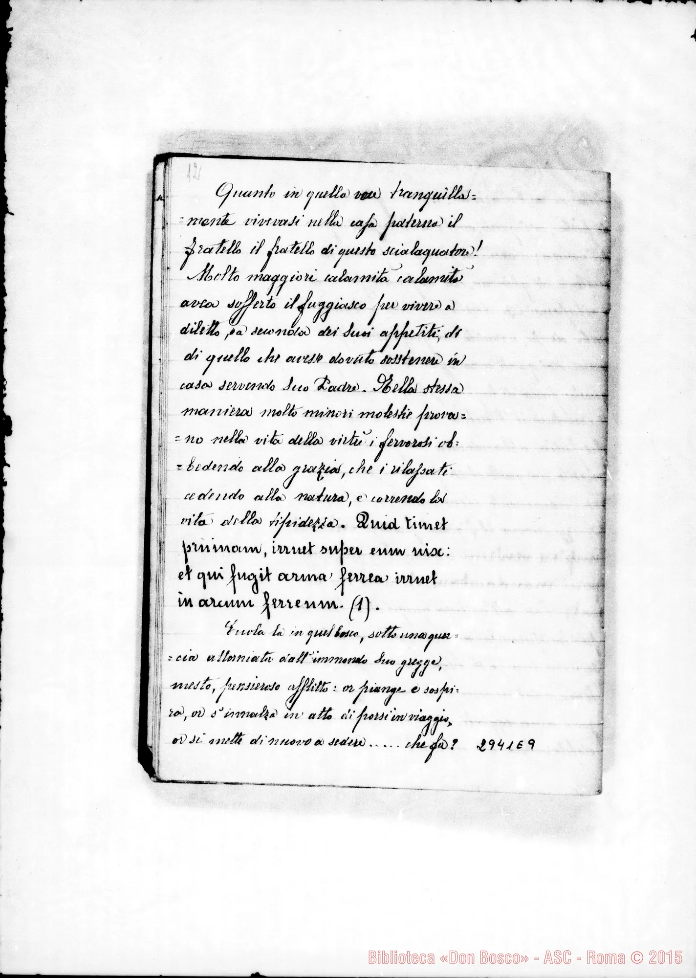 Fotogramma E 9 — Quaderno 4
