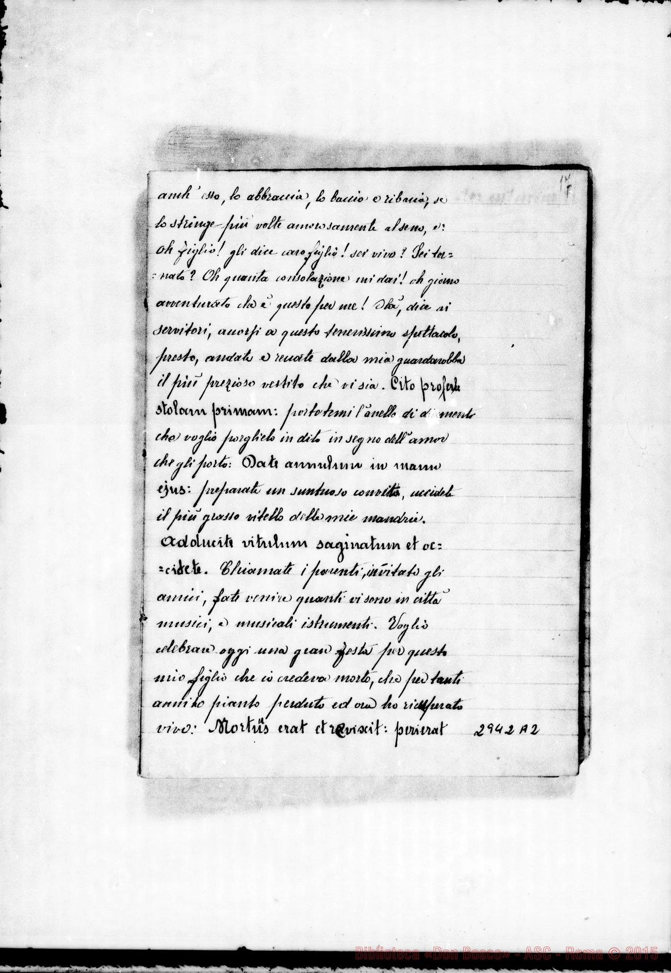 Fotogramma A 2 — Quaderno 4