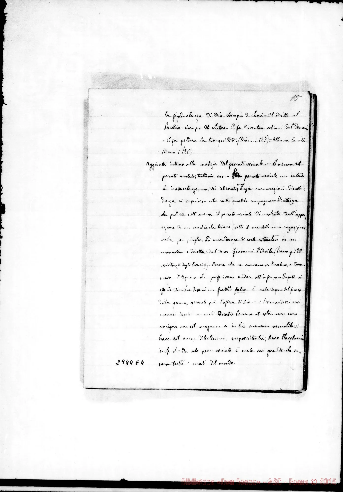 Fotogramma E 4 — Quaderno 7