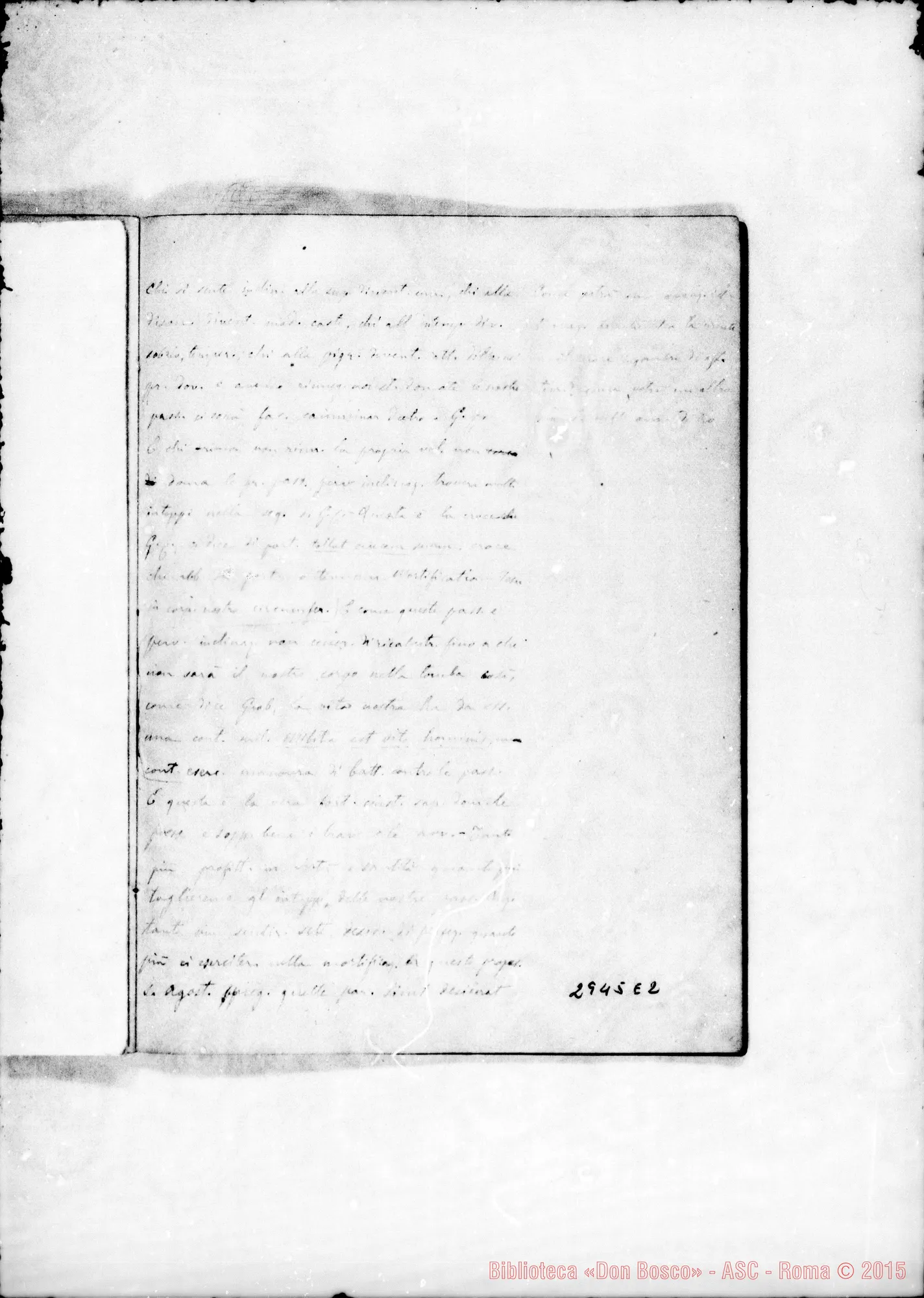 Fotogramma E 2 — Quaderno 8