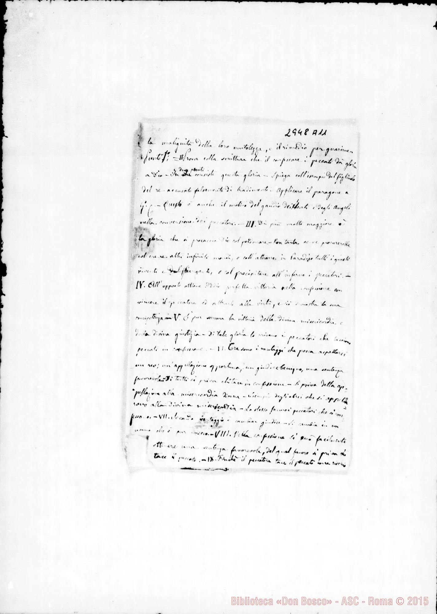 Fotogramma A 11 — Prediche, panegirici, discorsi di circostanza…