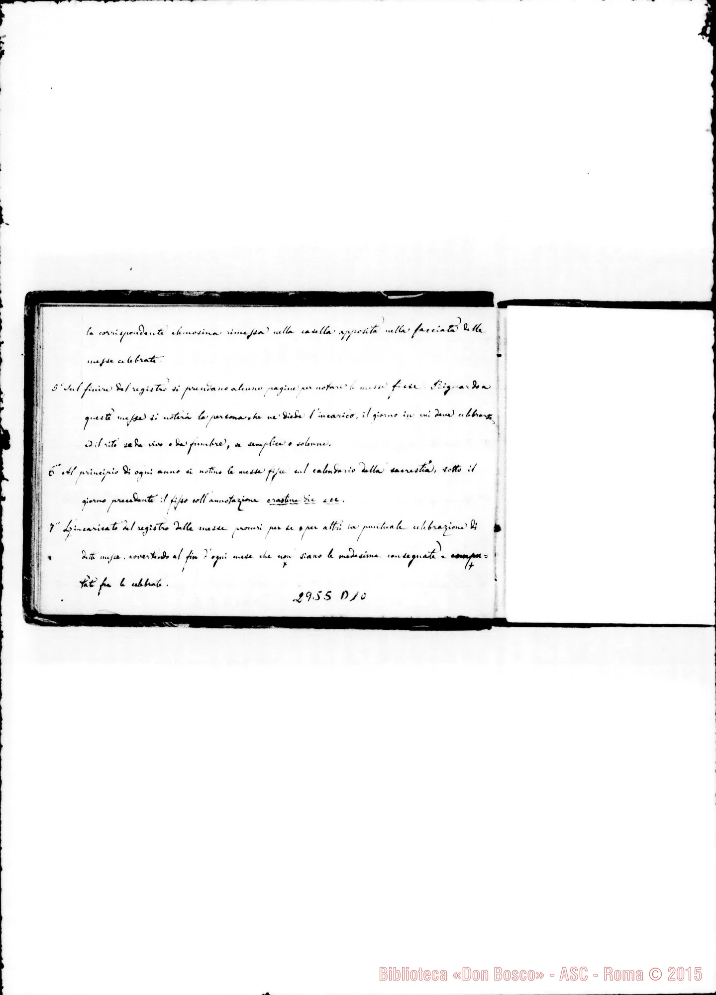 Fotogramma D 10 — Visite, norme, relazioni su varie Case fino all’anno 1885. Tutto ms. Rua