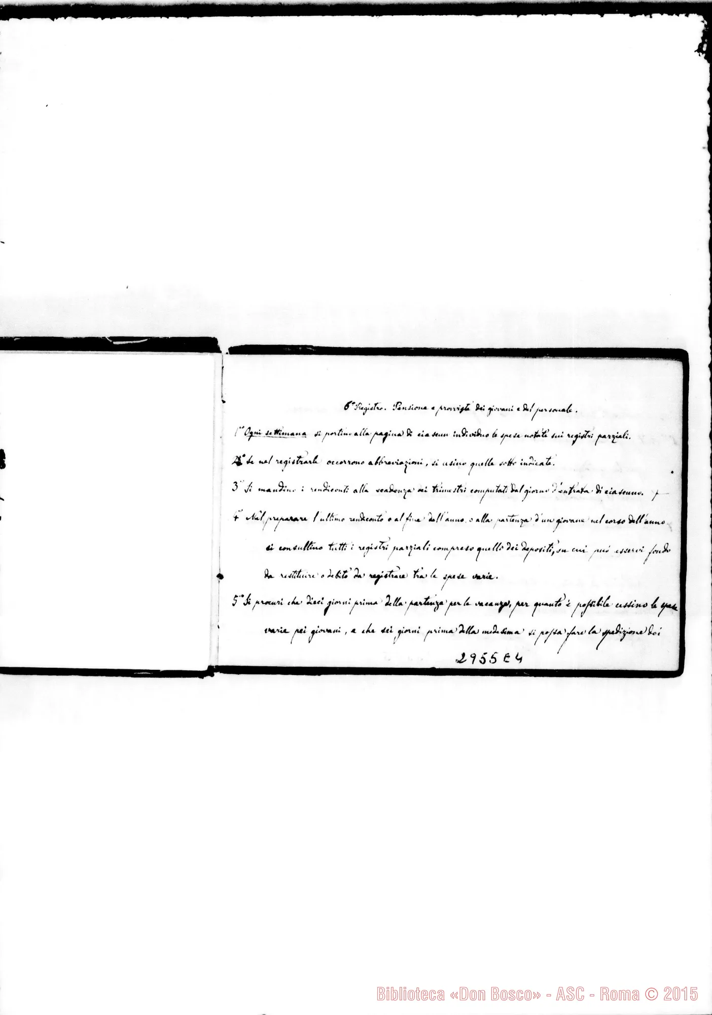 Fotogramma E 4 — Visite, norme, relazioni su varie Case fino all’anno 1885. Tutto ms. Rua