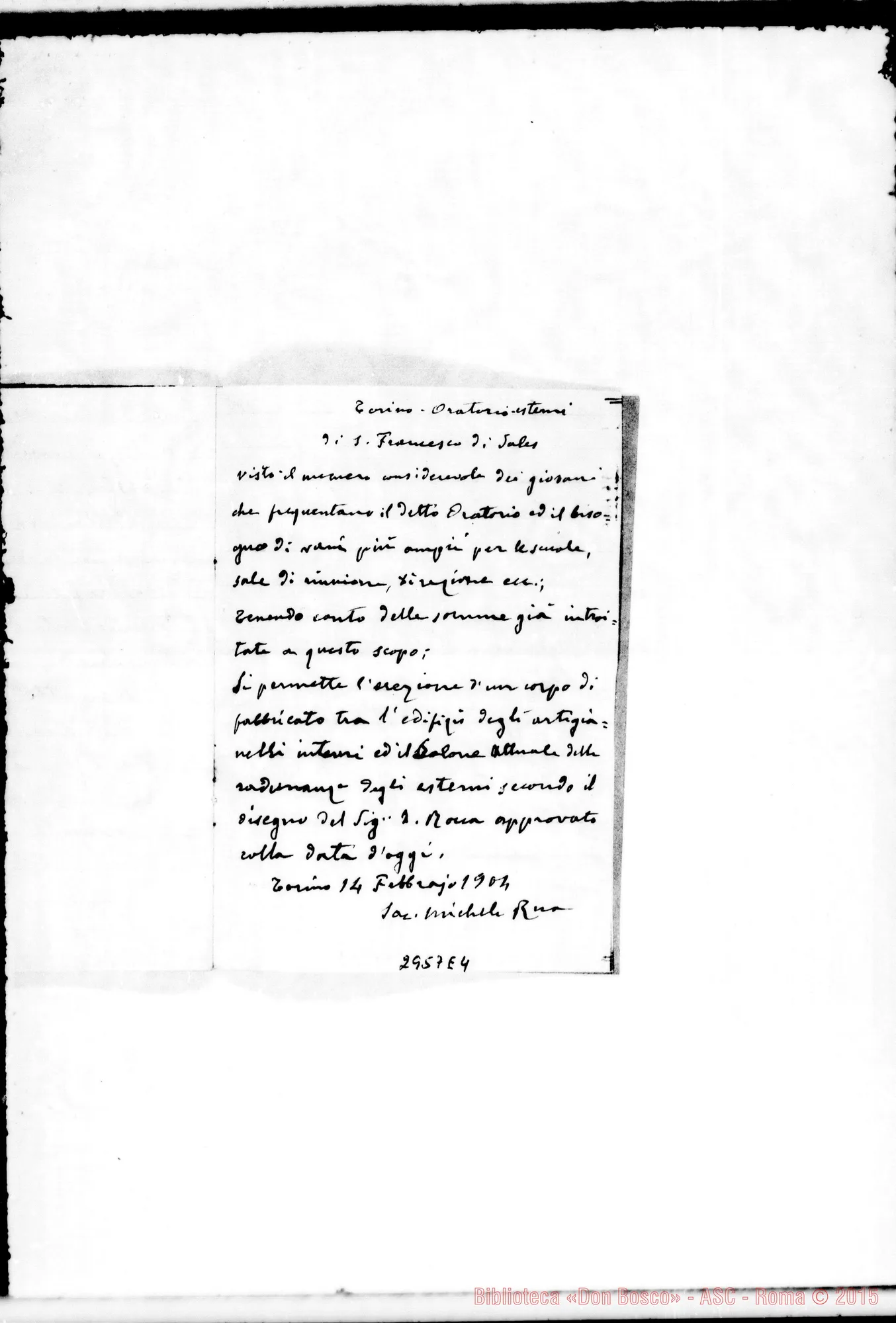 Fotogramma E 4 — Da apr. 1895 fino A mar. 1904
