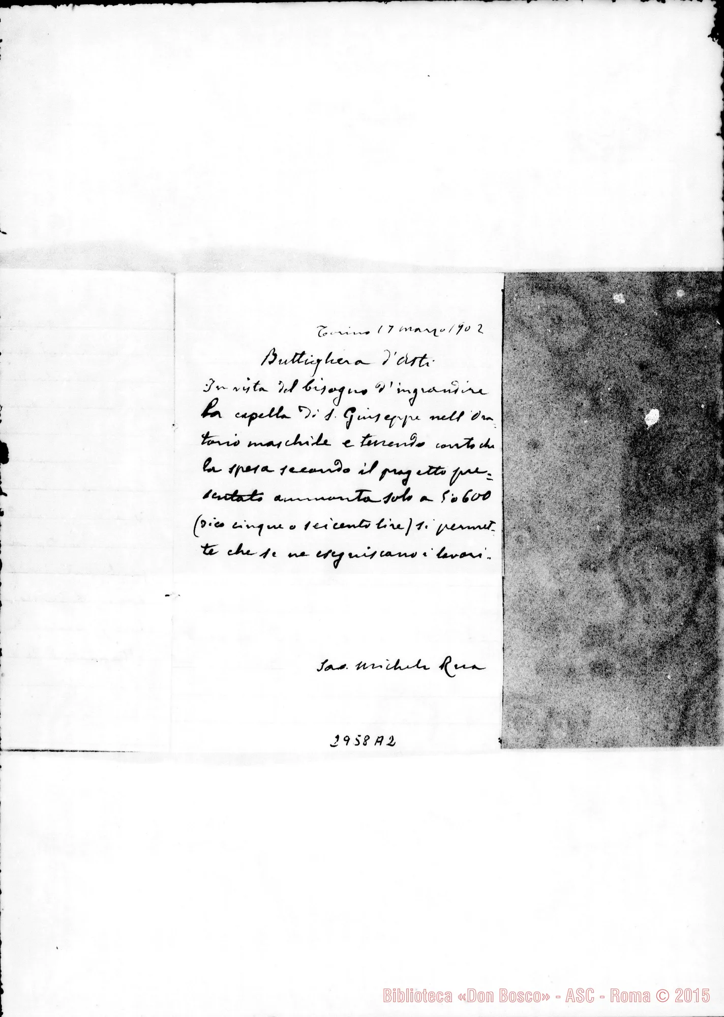 Fotogramma A 2 — Dal 1-02 al 6-07 1902