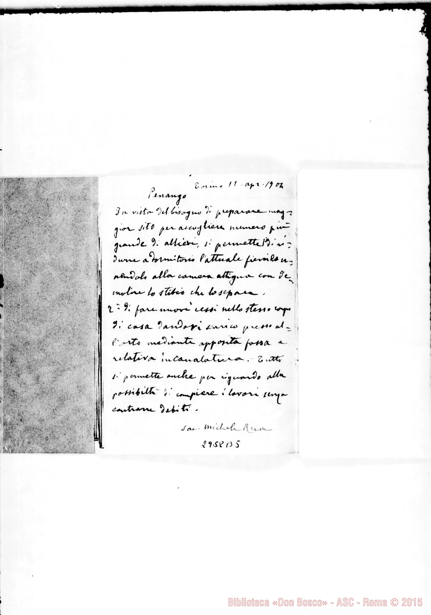 Fotogramma B 5 — Da sett.1902 fino A die. 1904