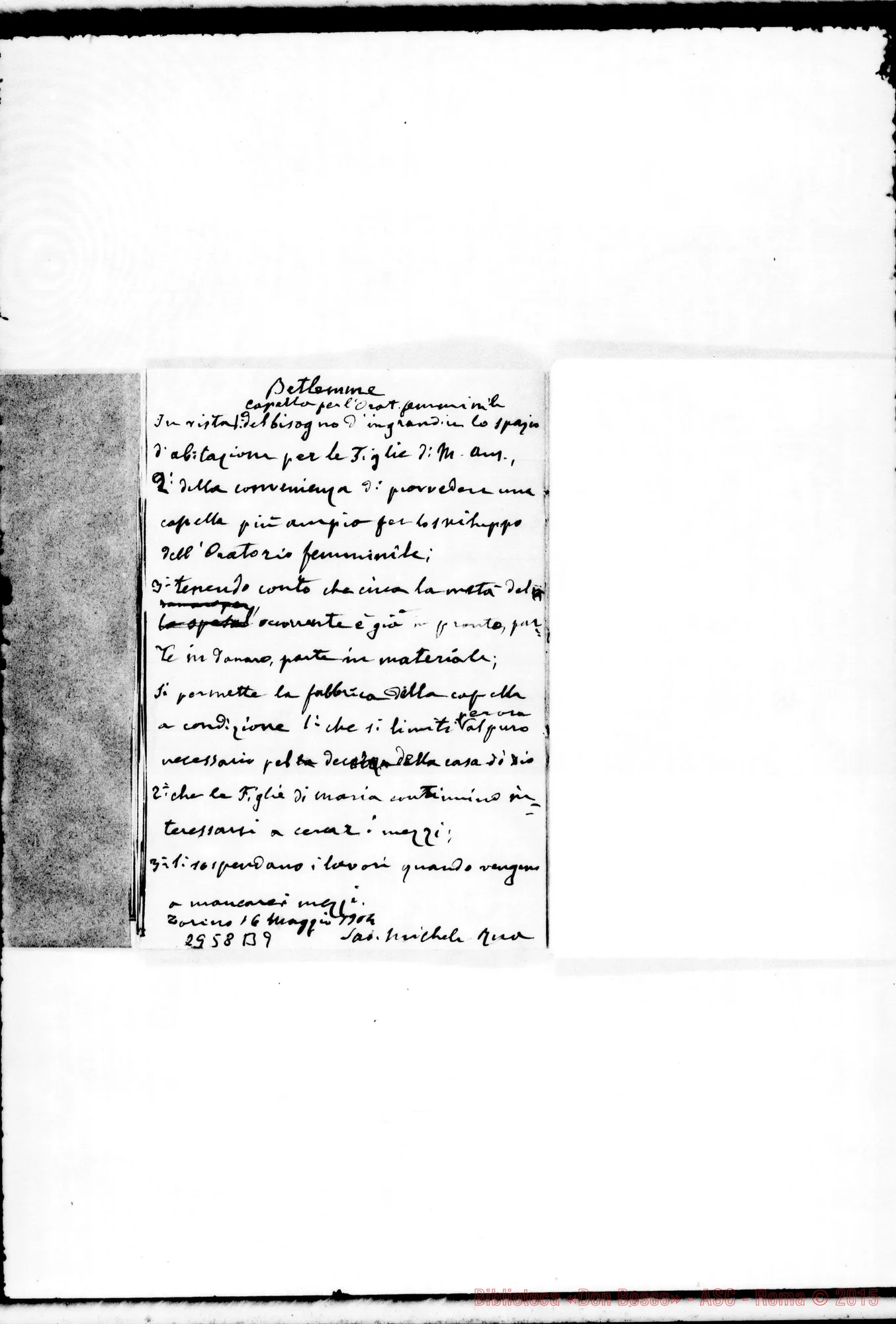 Fotogramma B 9 — Da sett.1902 fino A die. 1904