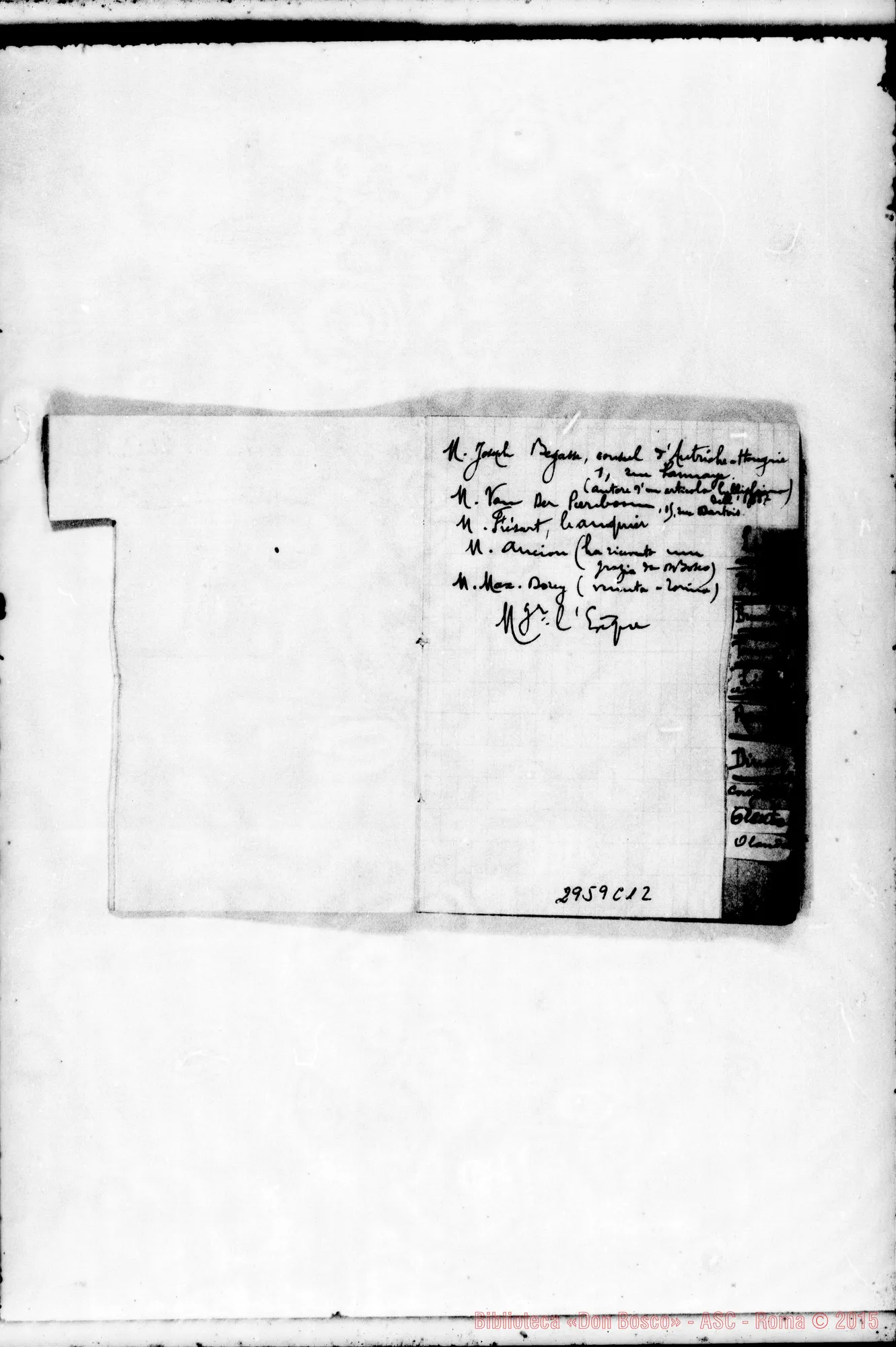 Fotogramma C 12 — Ai tempi di D. Rua (per Case)