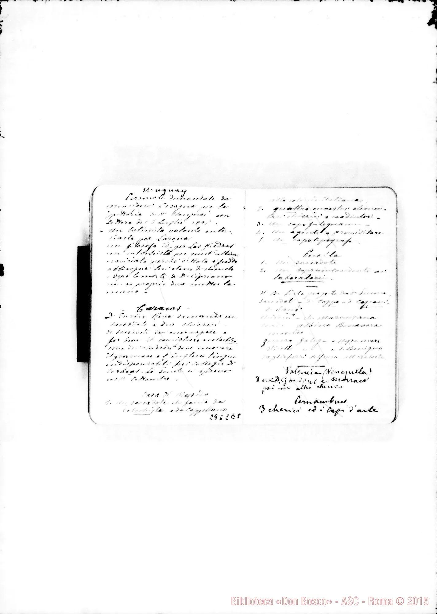 Fotogramma E 8 — Note: Memorie di necessità E richieste delle Case. Qualche ms. allogr.