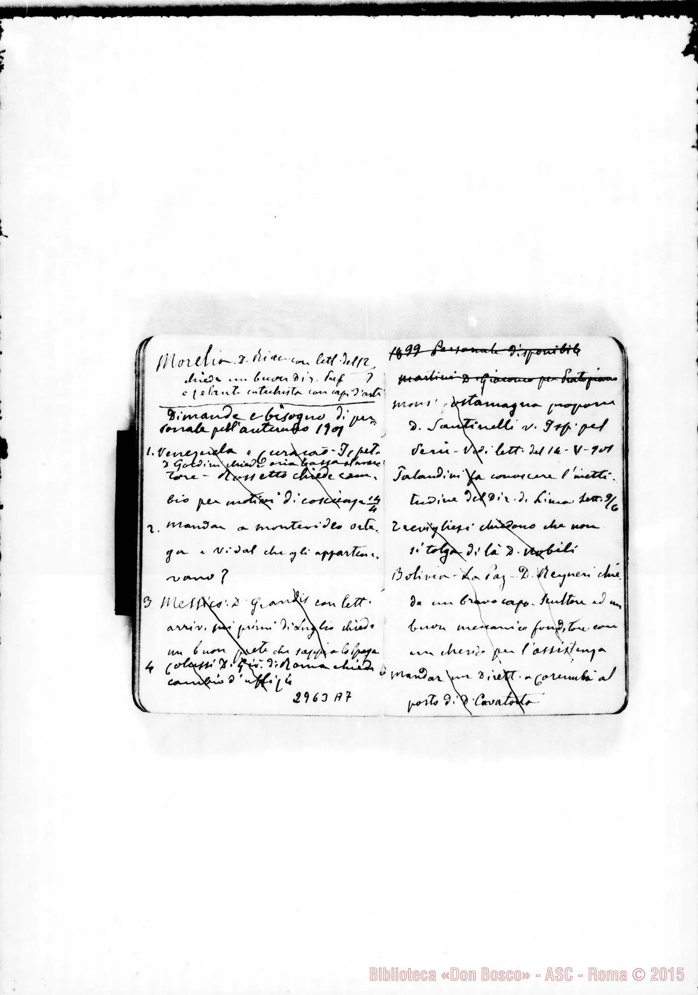 Fotogramma A 7 — Note: Memorie di necessità E richieste delle Case. Qualche ms. allogr.