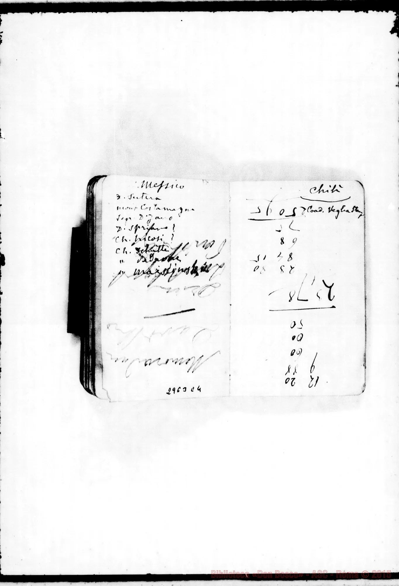 Fotogramma C 4 — Note: Memorie di necessità E richieste delle Case. Qualche ms. allogr.