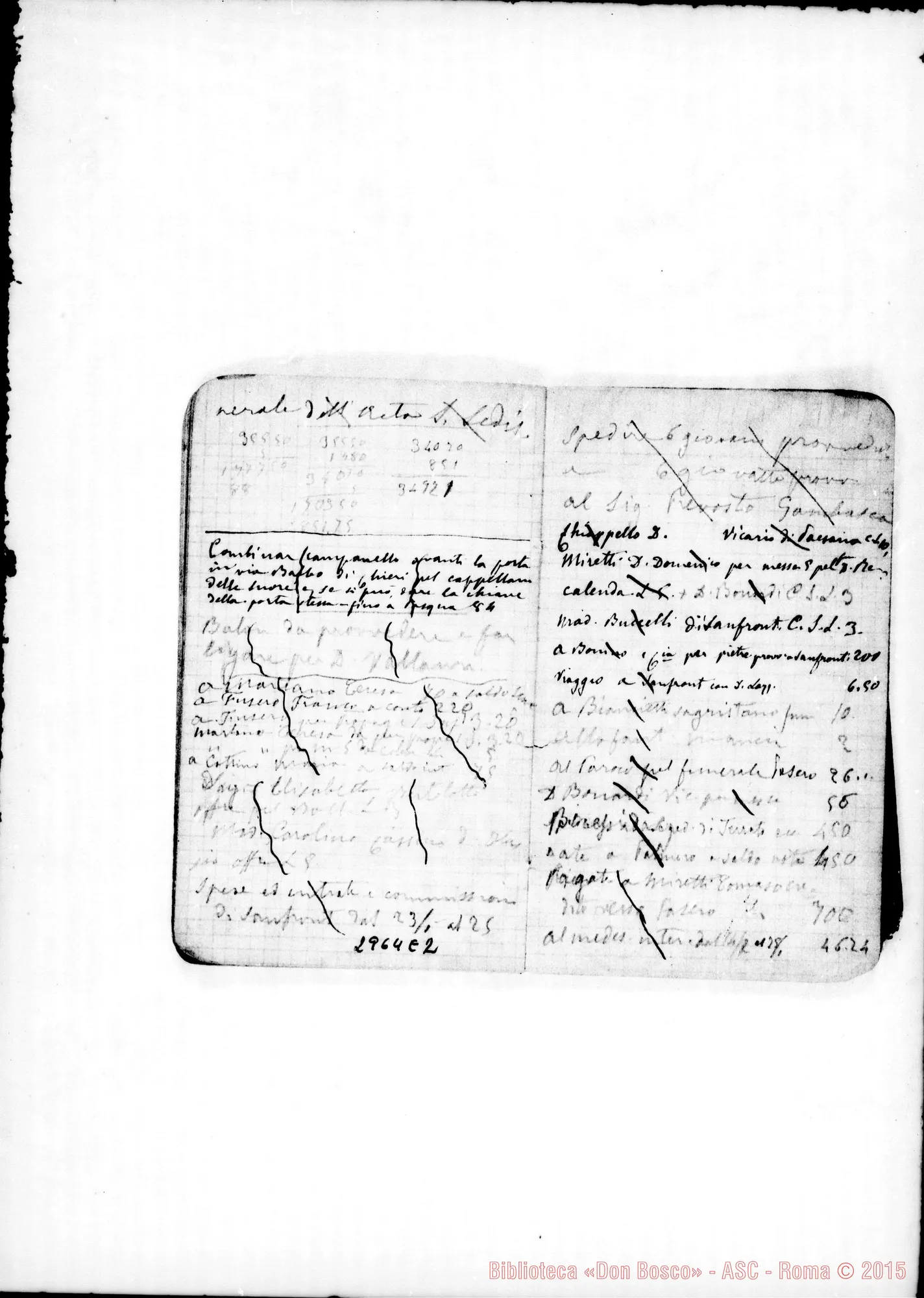 Fotogramma E 2 — Appunti sul da fare. Tutto di D. Rua