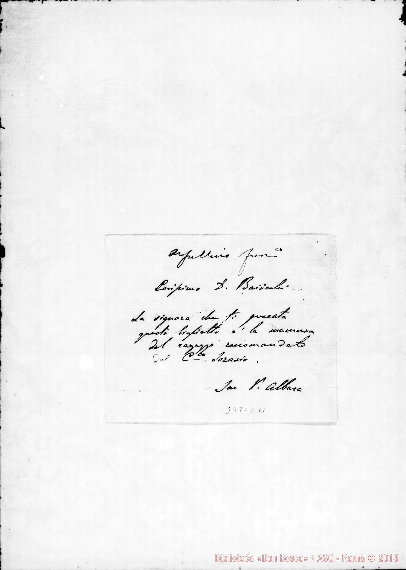 Fotogramma C 11 — D. Albera - D. Baiocchi