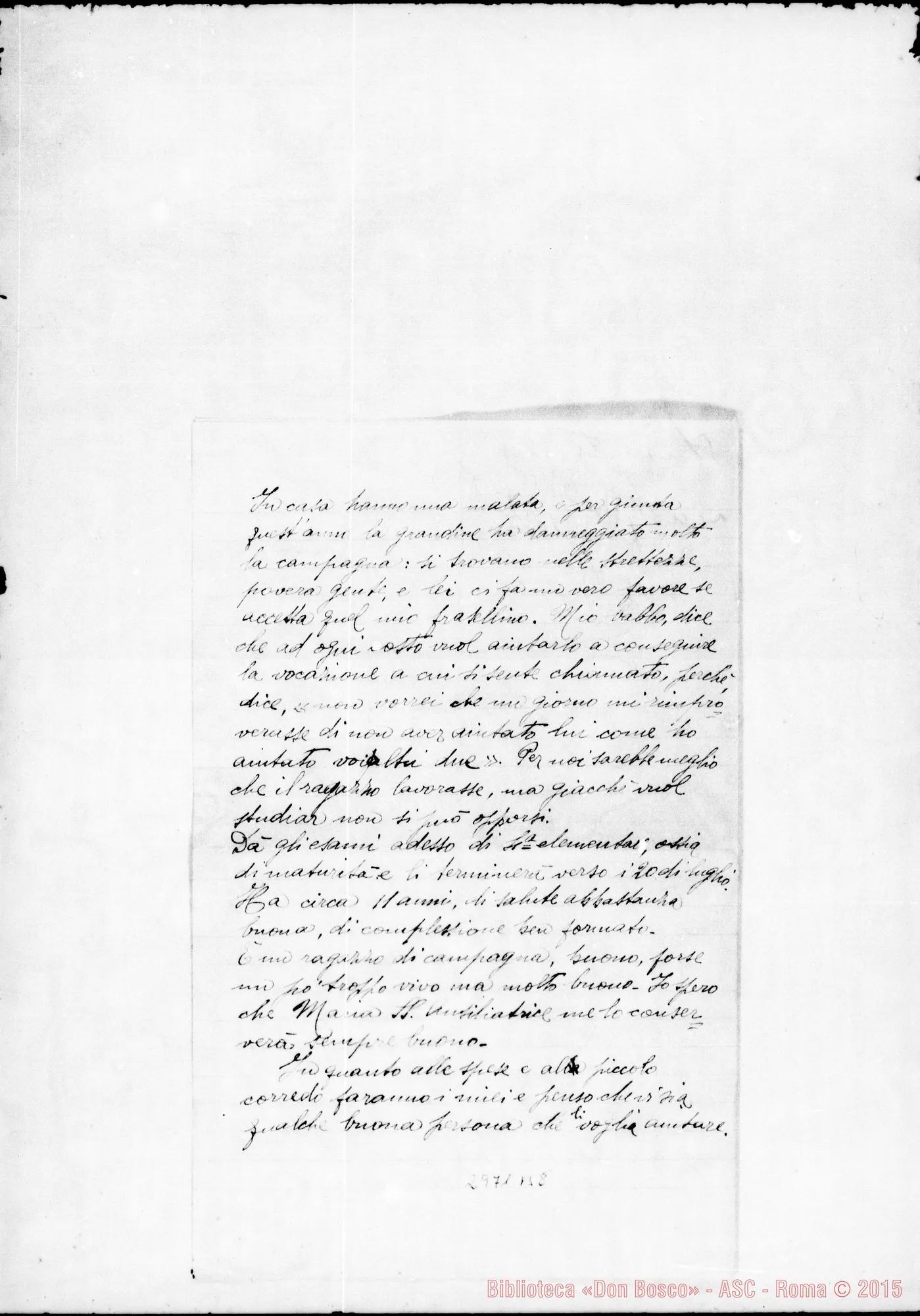 Fotogramma B 8 — Beretta Giov.Battista: Ch. Beretta, fratello - Direttore. Piova, 8-07-1907