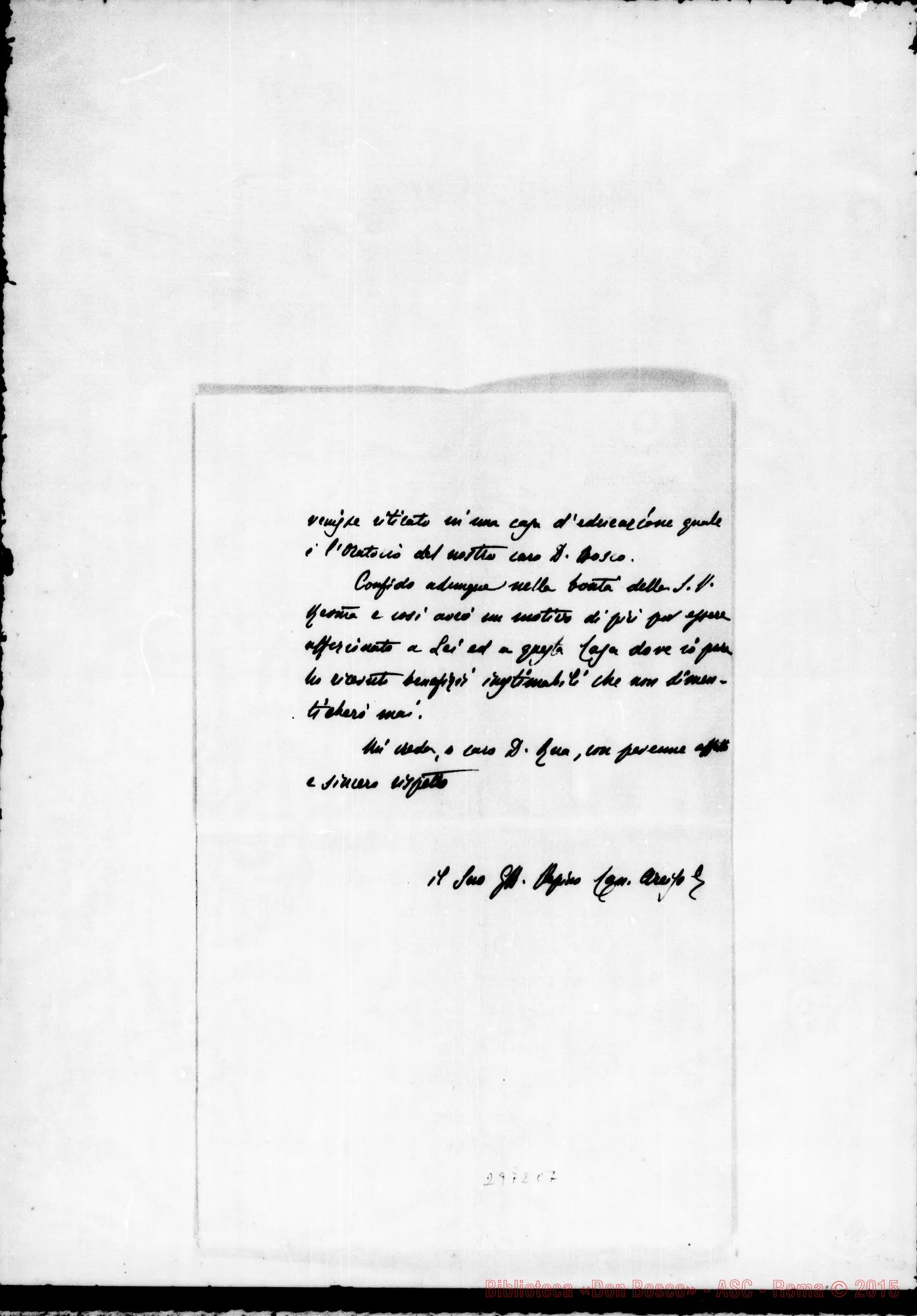 Fotogramma C 7 — Brondello Giovanni Batt.: Can. D. Pepino - D. Rua. Cuneo, 24-10-1906