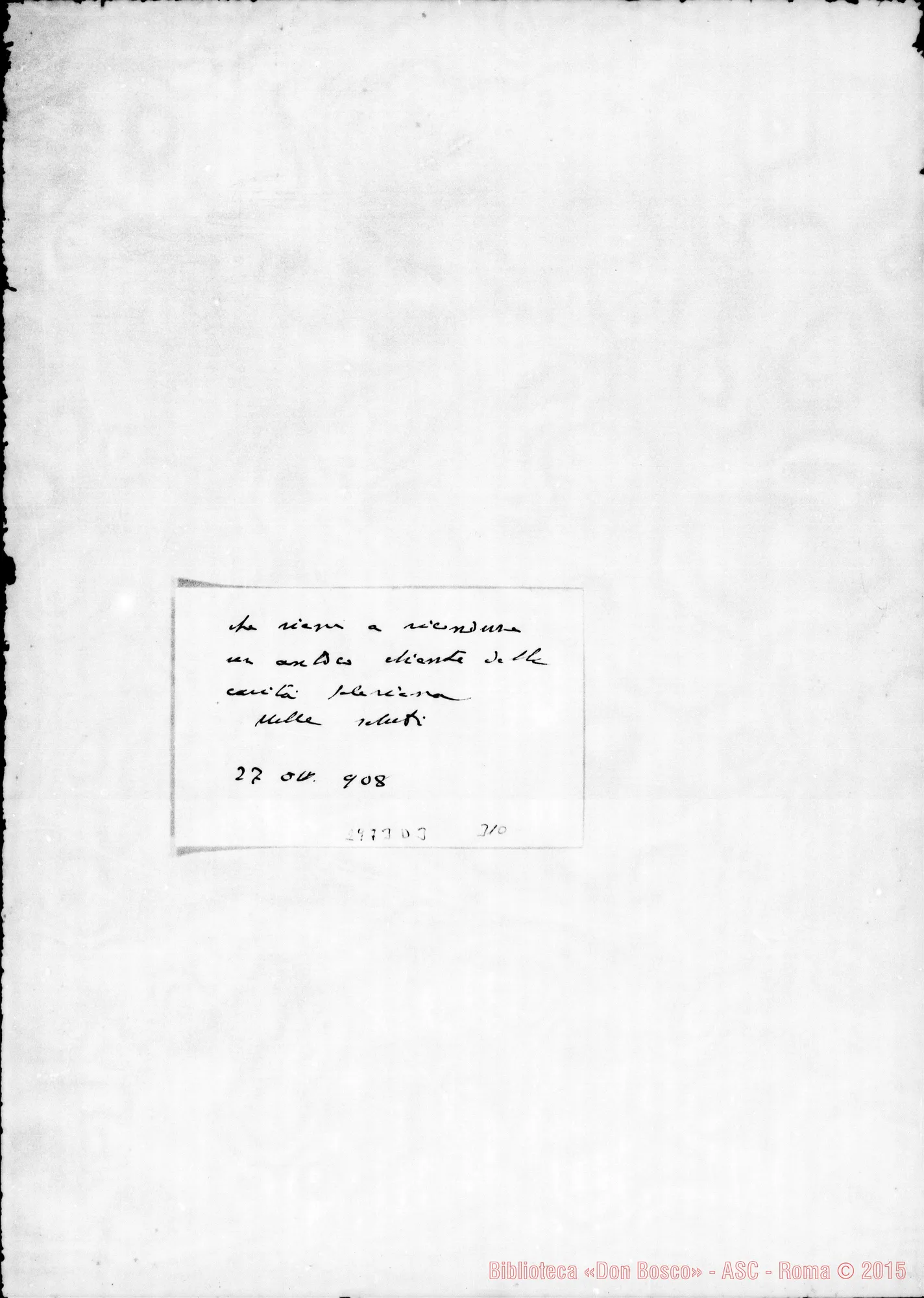 Fotogramma D 3 — Coda Luigi: Lo raccomanda il prof. Schiaparelli. Lo presenta D. Cerruti