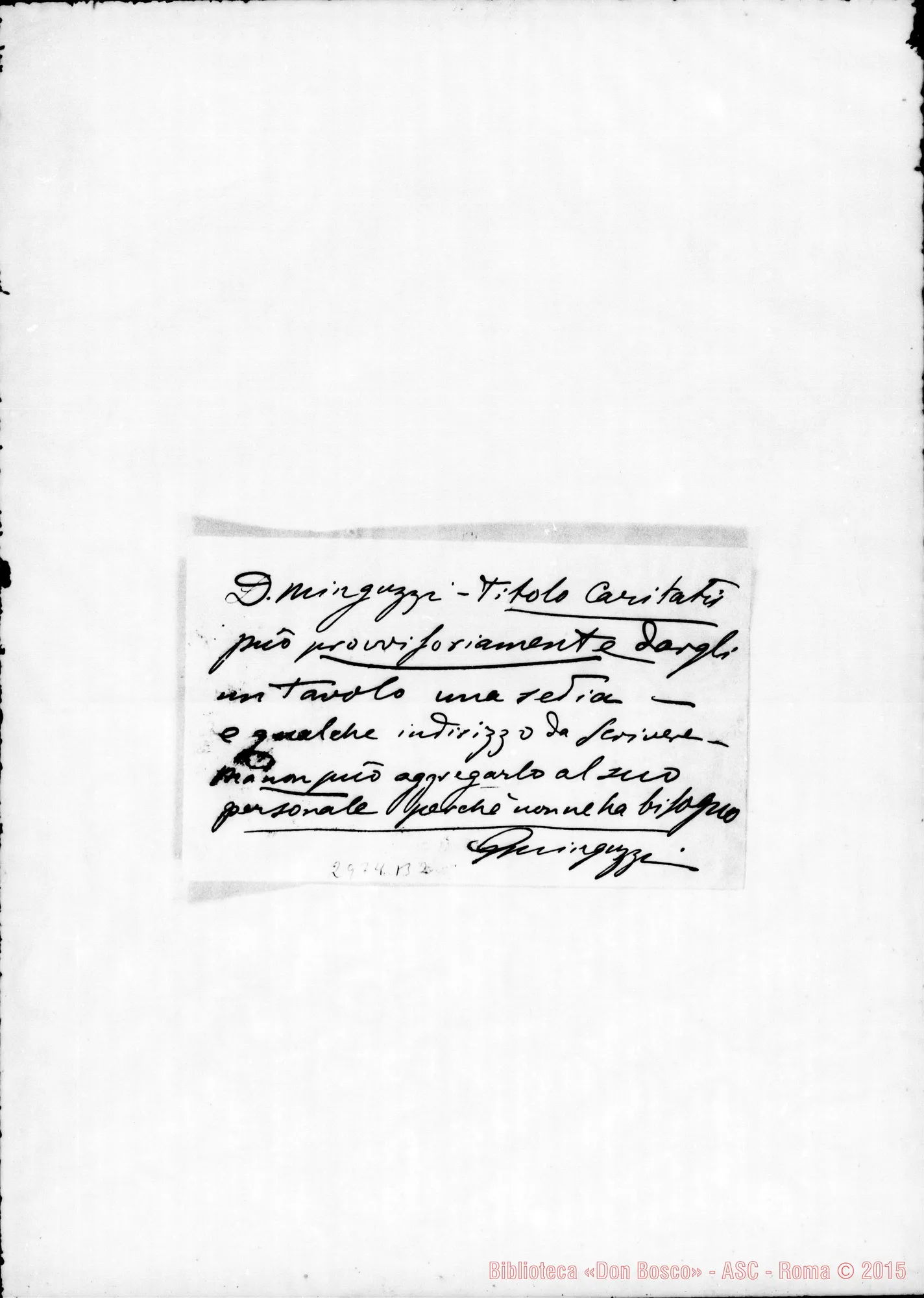 Fotogramma B 2 — Di Bernardo: Note di D. Barberis E di D. Minguzzi