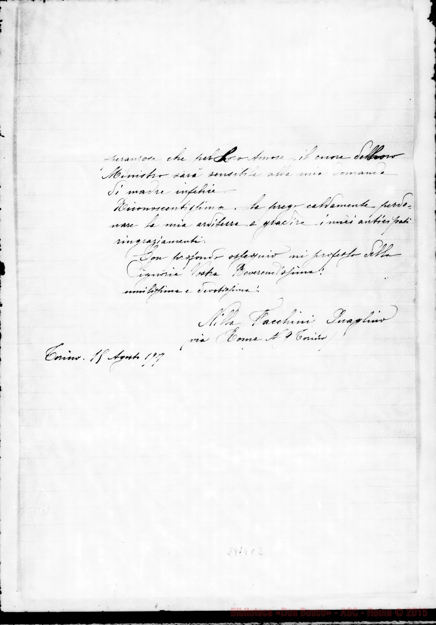 Fotogramma C 2 — Facchini Giovanni: Nilla Facchini - D. Marchisio. Torino, 15-08-1907