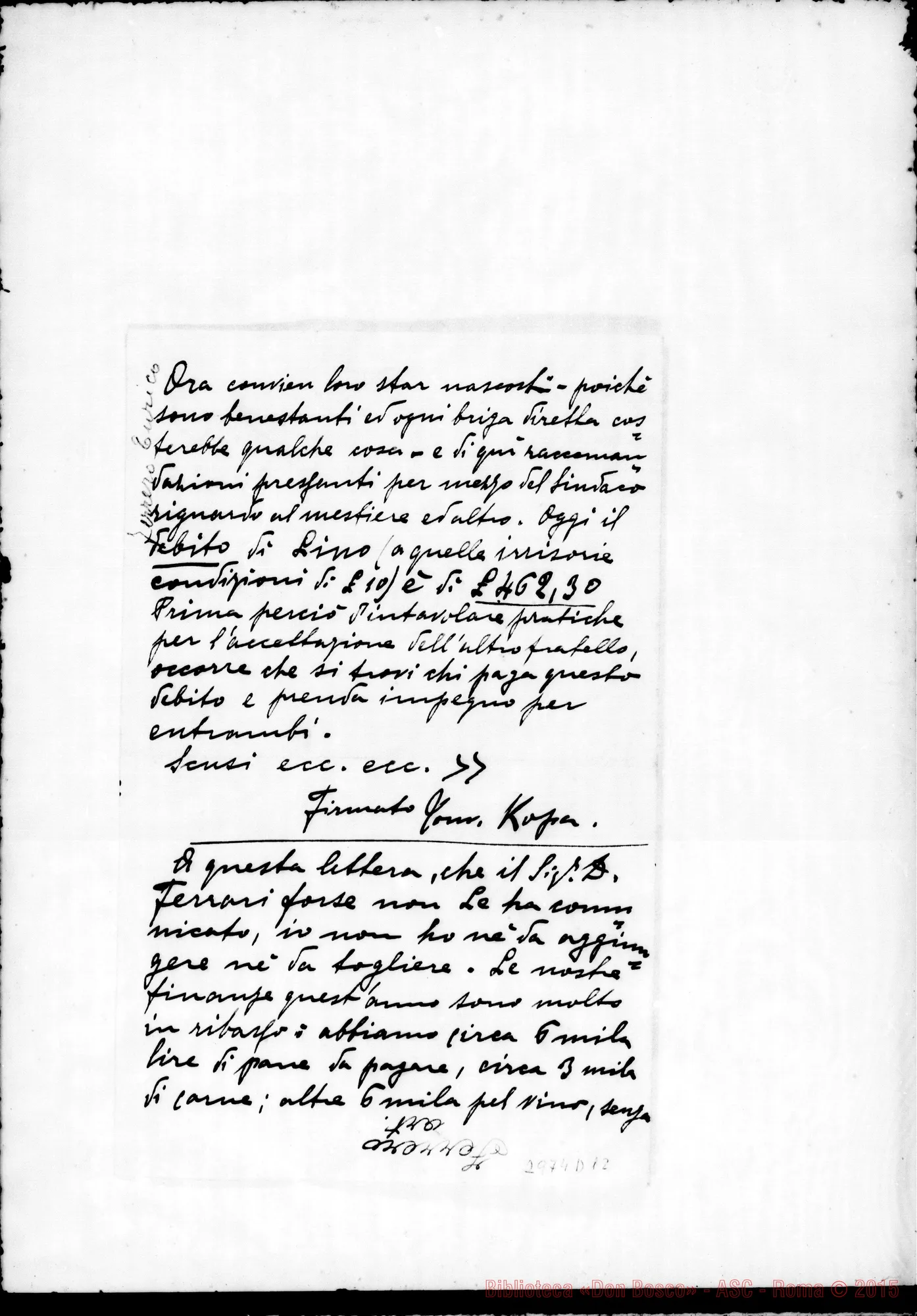 Fotogramma D 12 — Kopa Tommaso, SDB - D. Rinaldi. Sampierdarena, 3-08-1911