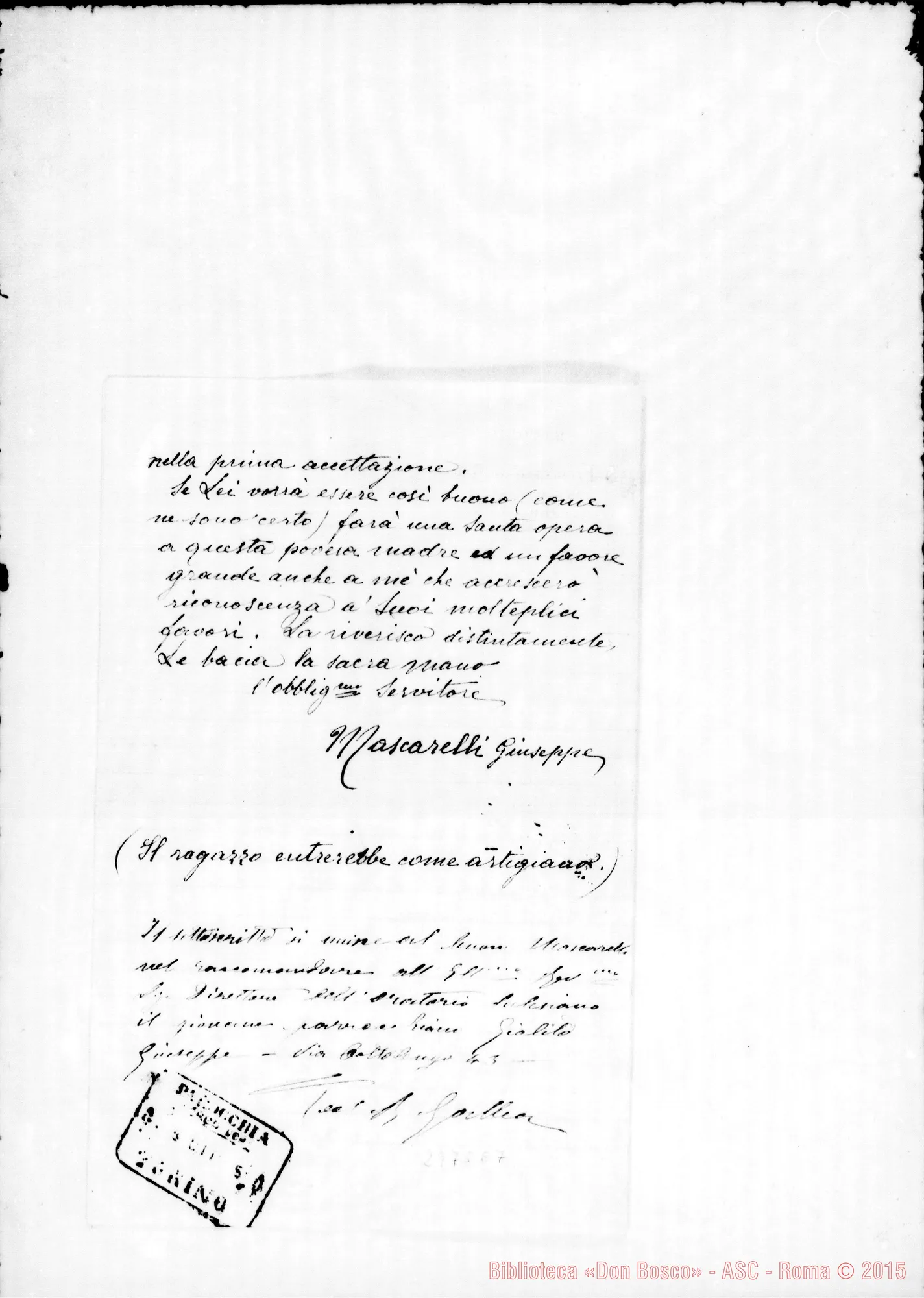 Fotogramma E 7 — Giolito Giuseppe: Mascarelli Giuseppe - Don Gallea. Torino, 2-10-1905