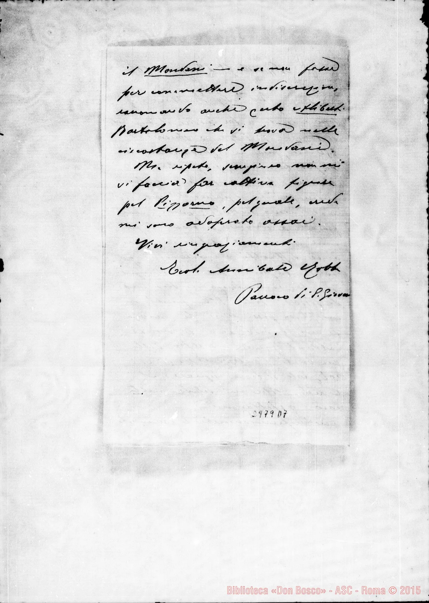 Fotogramma D 7 — Teol. Annibaie Robba - Direttore. Nizza Monf., 29-08-1906
