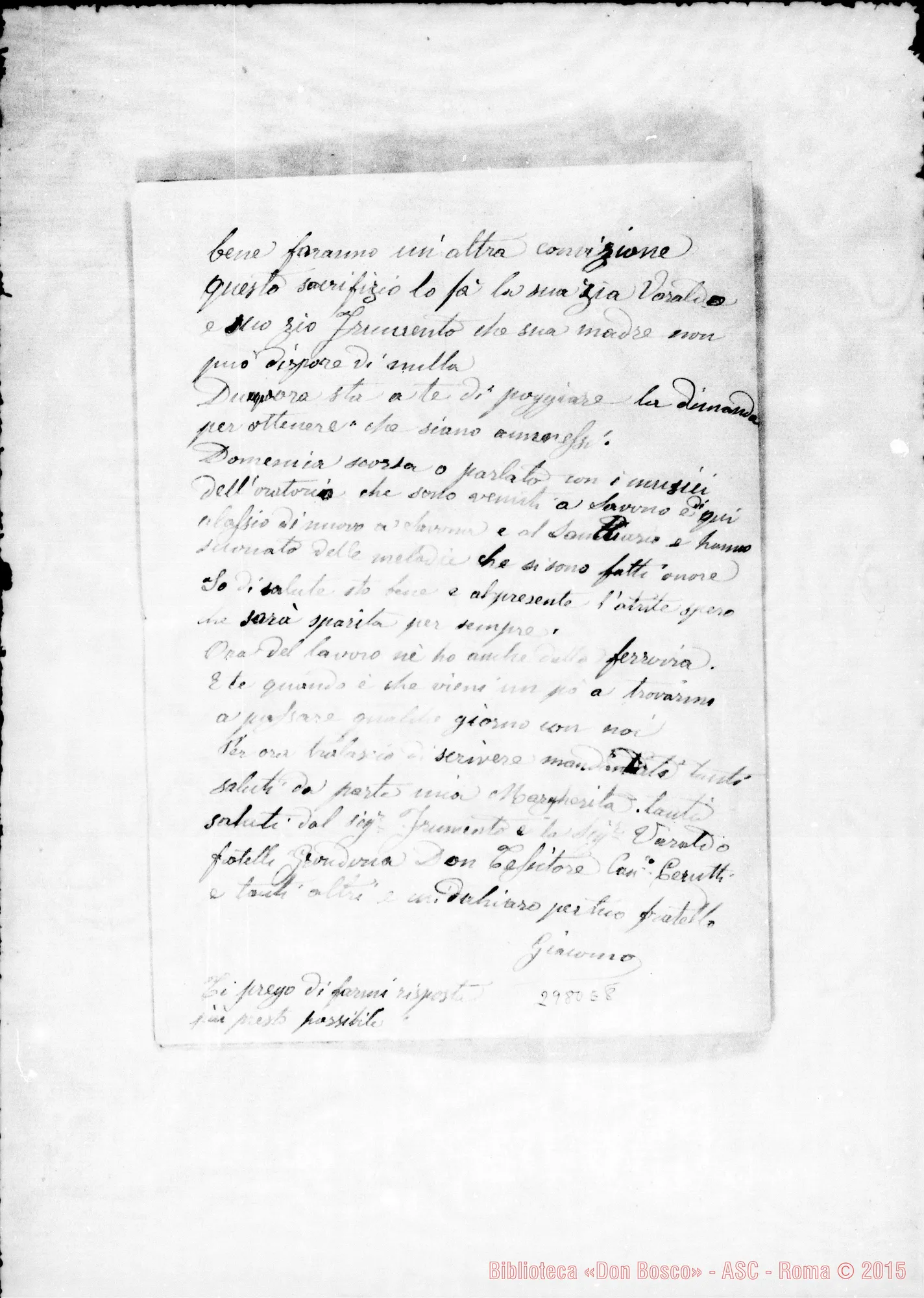 Fotogramma E 8 — Saiucci Lodovico E Giuseppe: Giacomo Fassio - Fratello. Savona, 9-06-1907