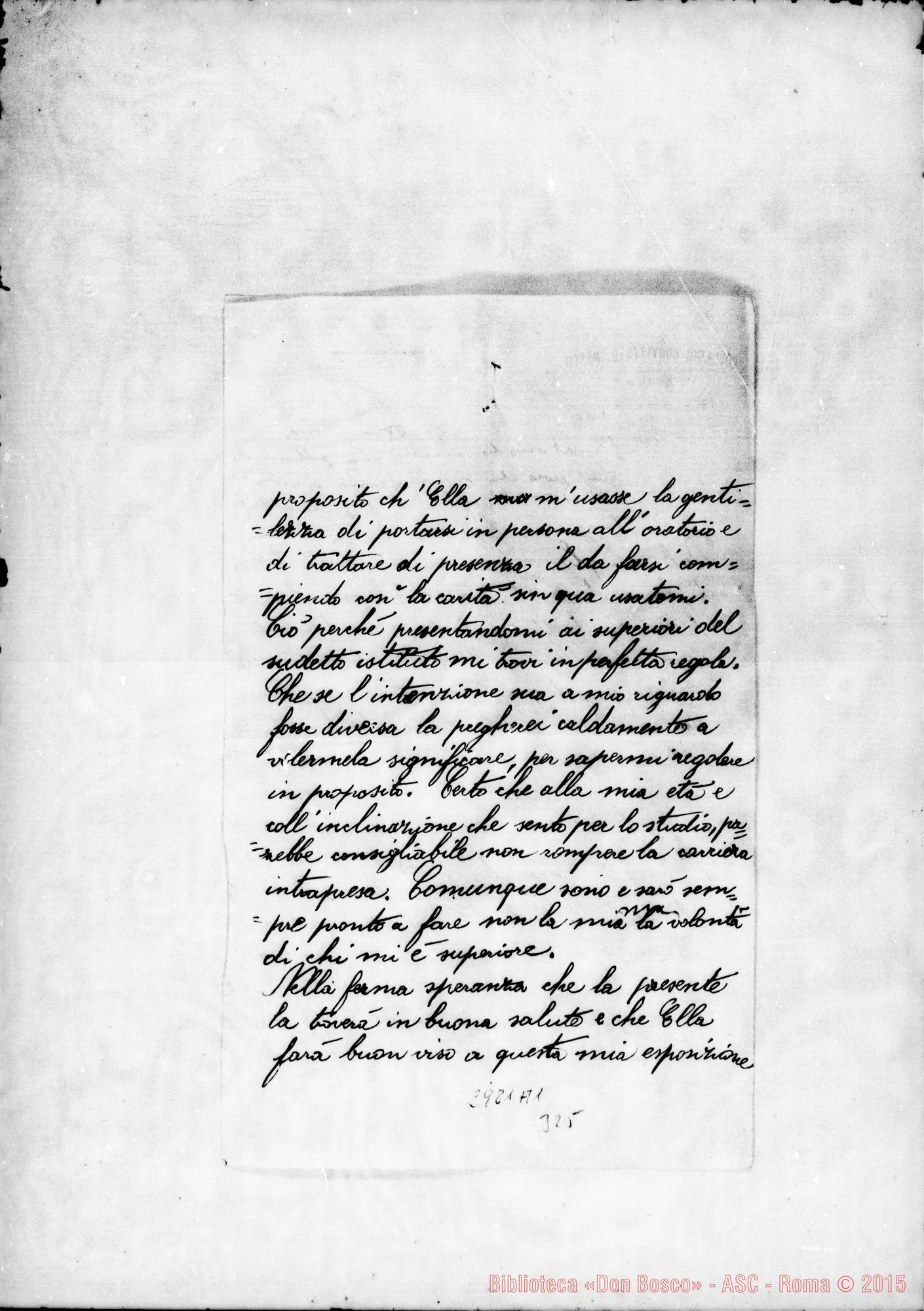 Fotogramma A 1 — Savio Luigi: Savio Luigi - Preg.ma Signora. Fossano, 21-09-1910. Autogr. Rinaldi
