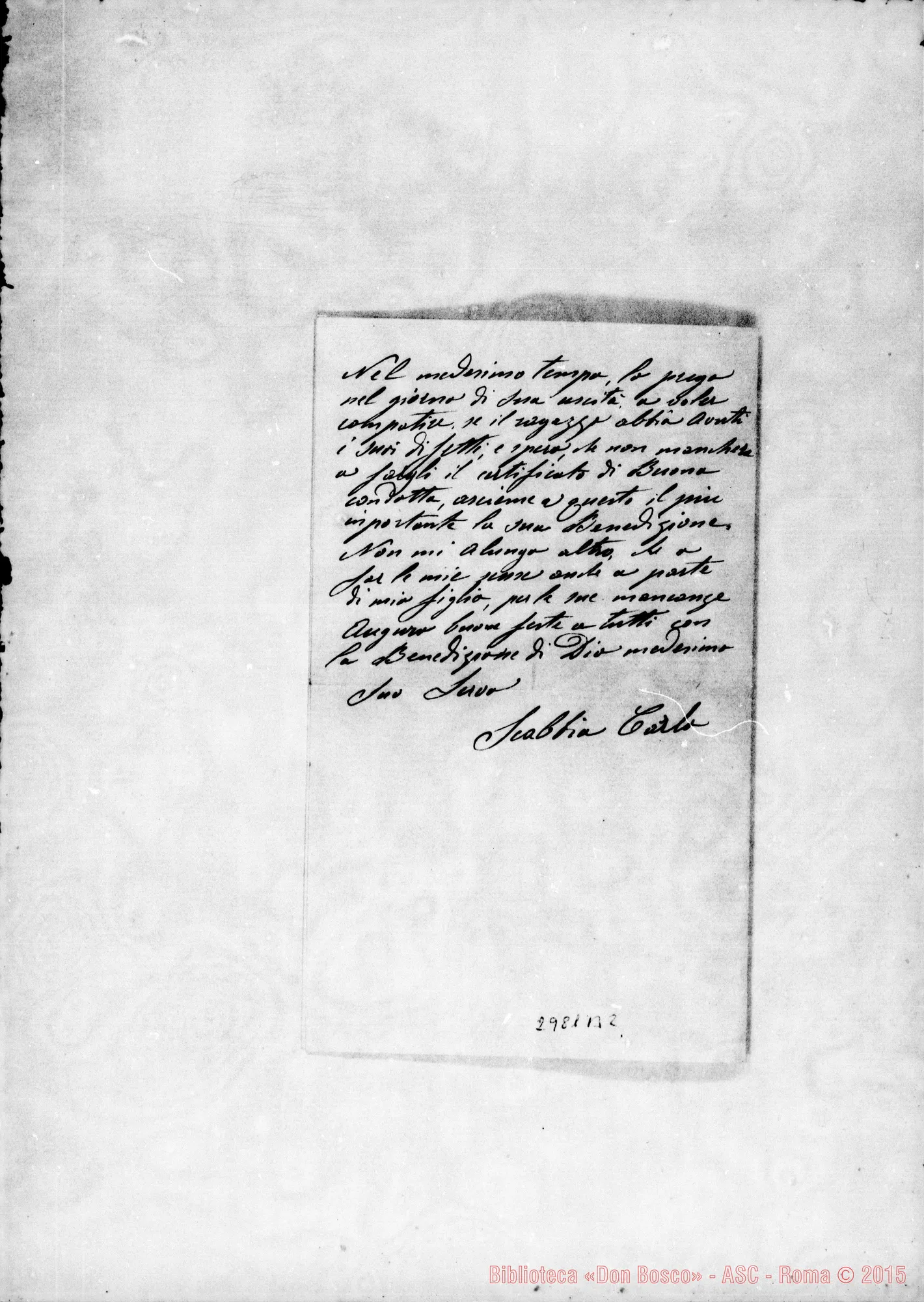 Fotogramma B 2 — Scabbia Antonio: Scabbia Carlo - Direttore