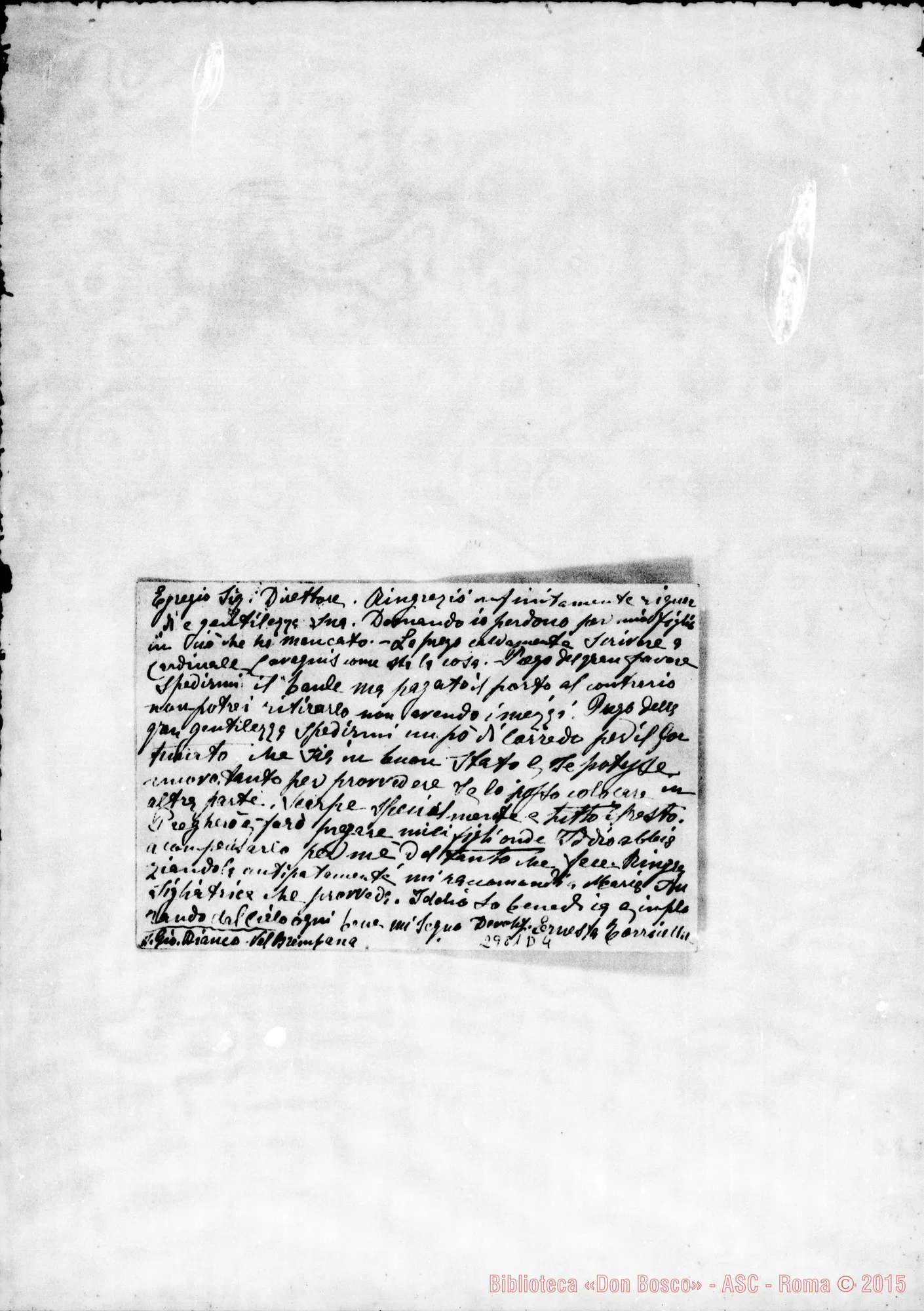 Fotogramma D 4 — Torricella Fortunato: Ernesto Torricella - Direttore. Val Brembana, 2-03-1905